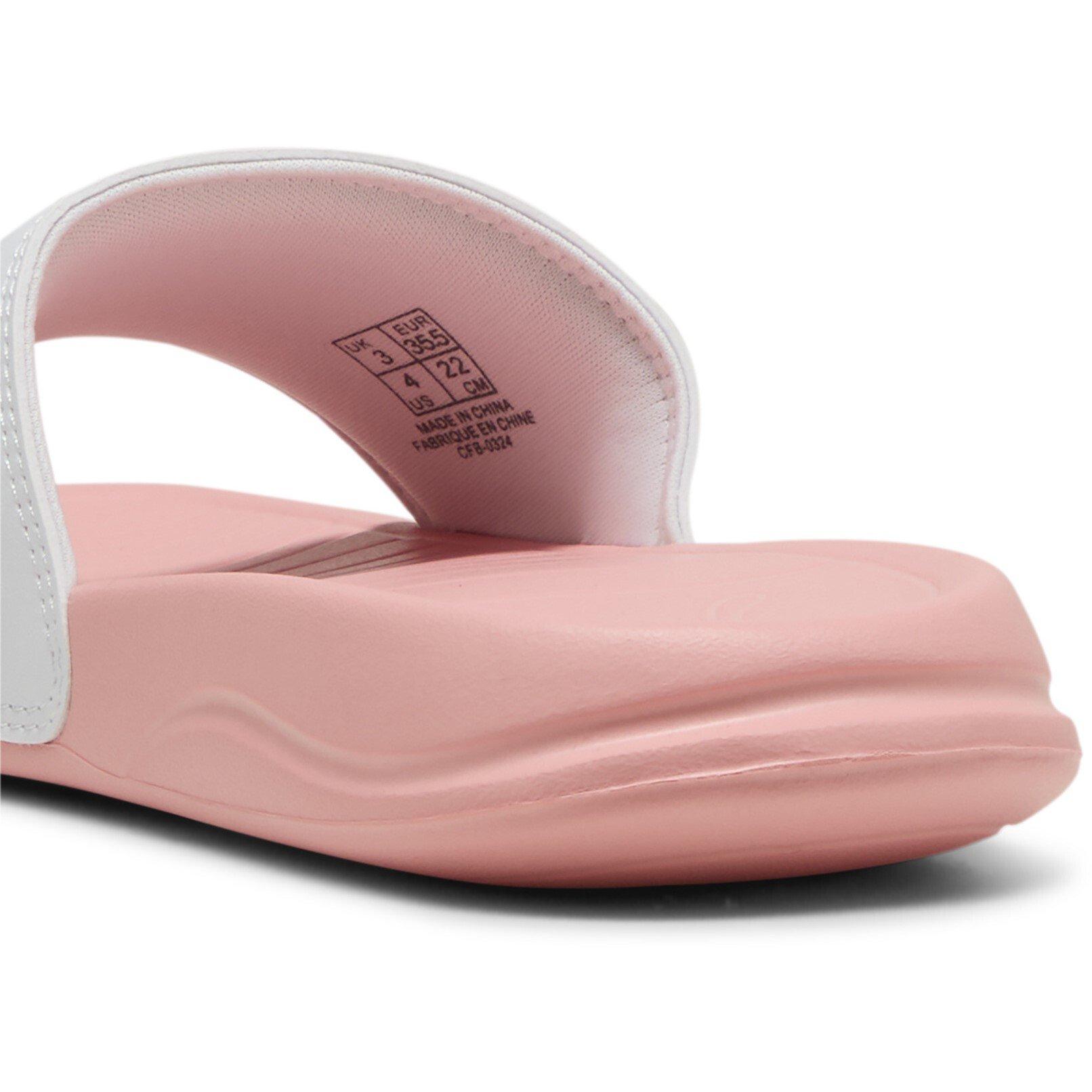 Wht-Blue-Pink - Puma - Pop Cat 20 Junior Girls Slide Sandals - 5