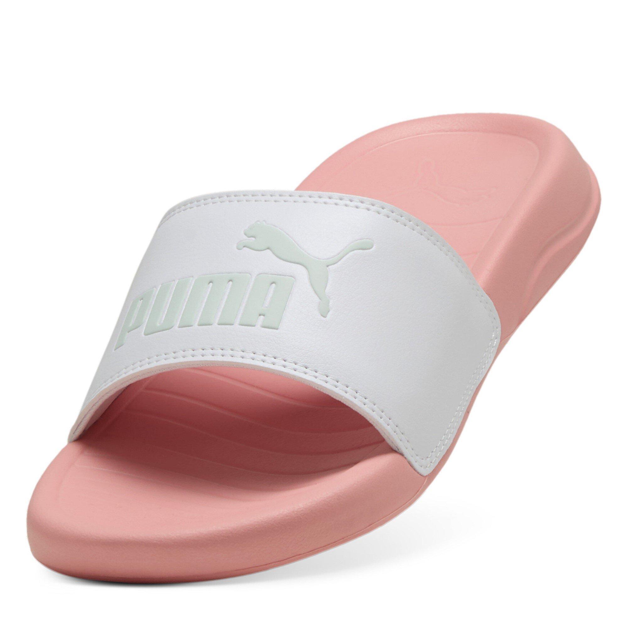 Wht-Blue-Pink - Puma - Pop Cat 20 Junior Girls Slide Sandals - 6