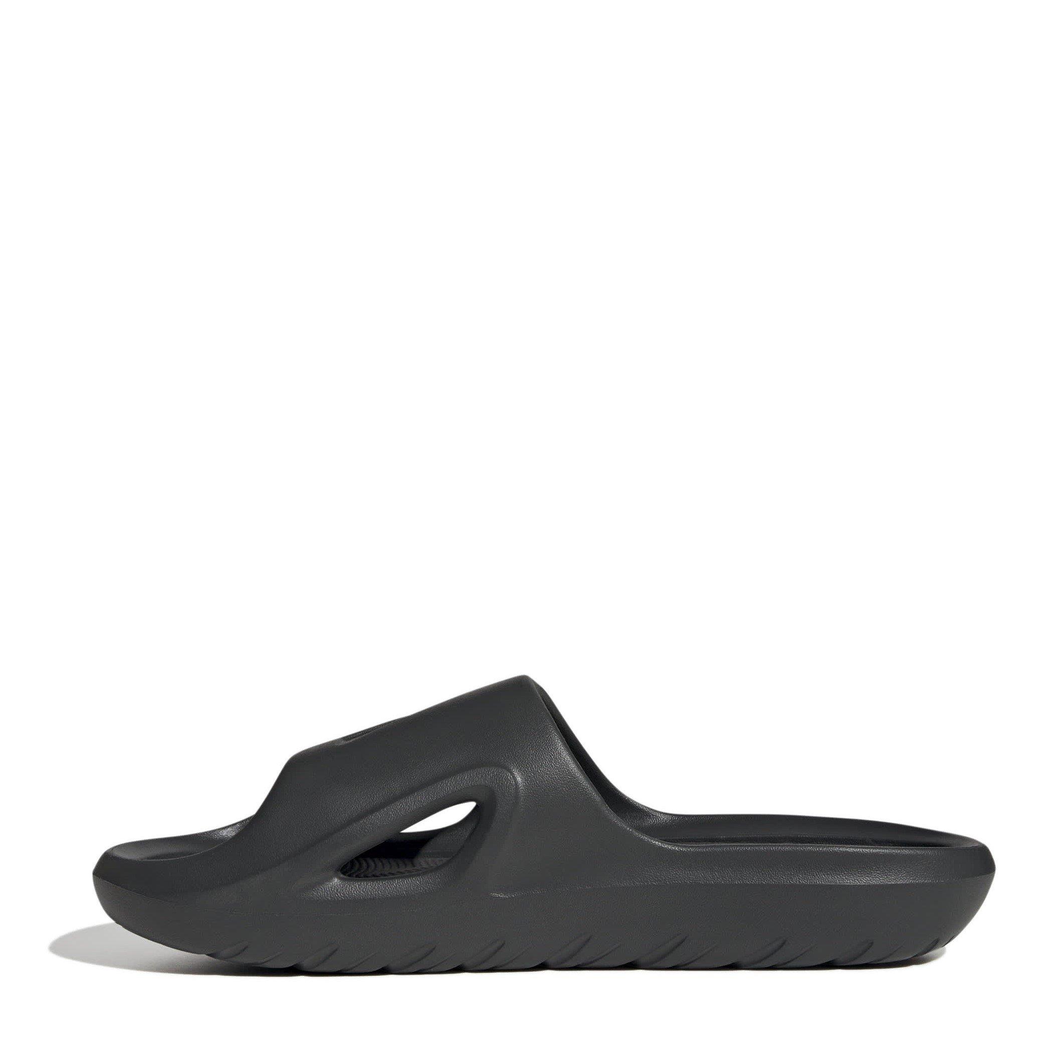 Carbon/Black - adidas - Adicane Sliders Juniors - 2