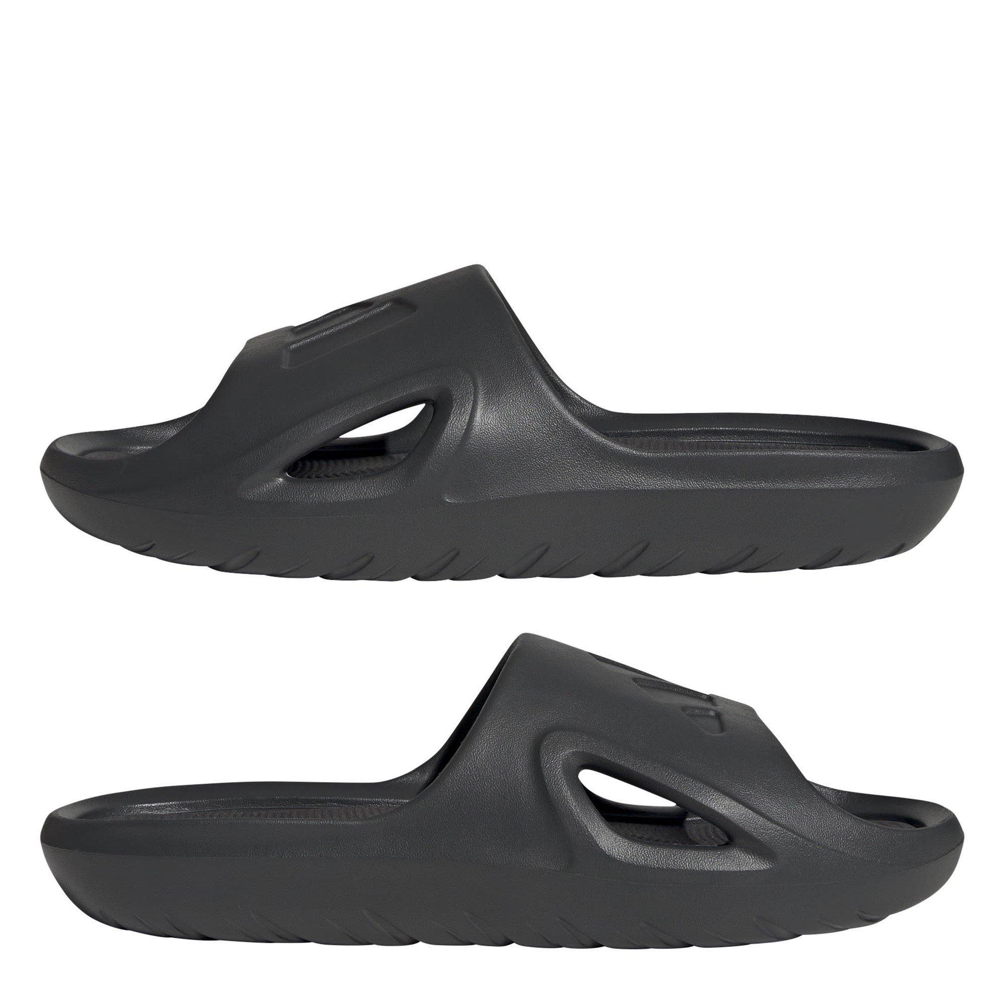 Carbon/Black - adidas - Adicane Sliders Juniors - 9