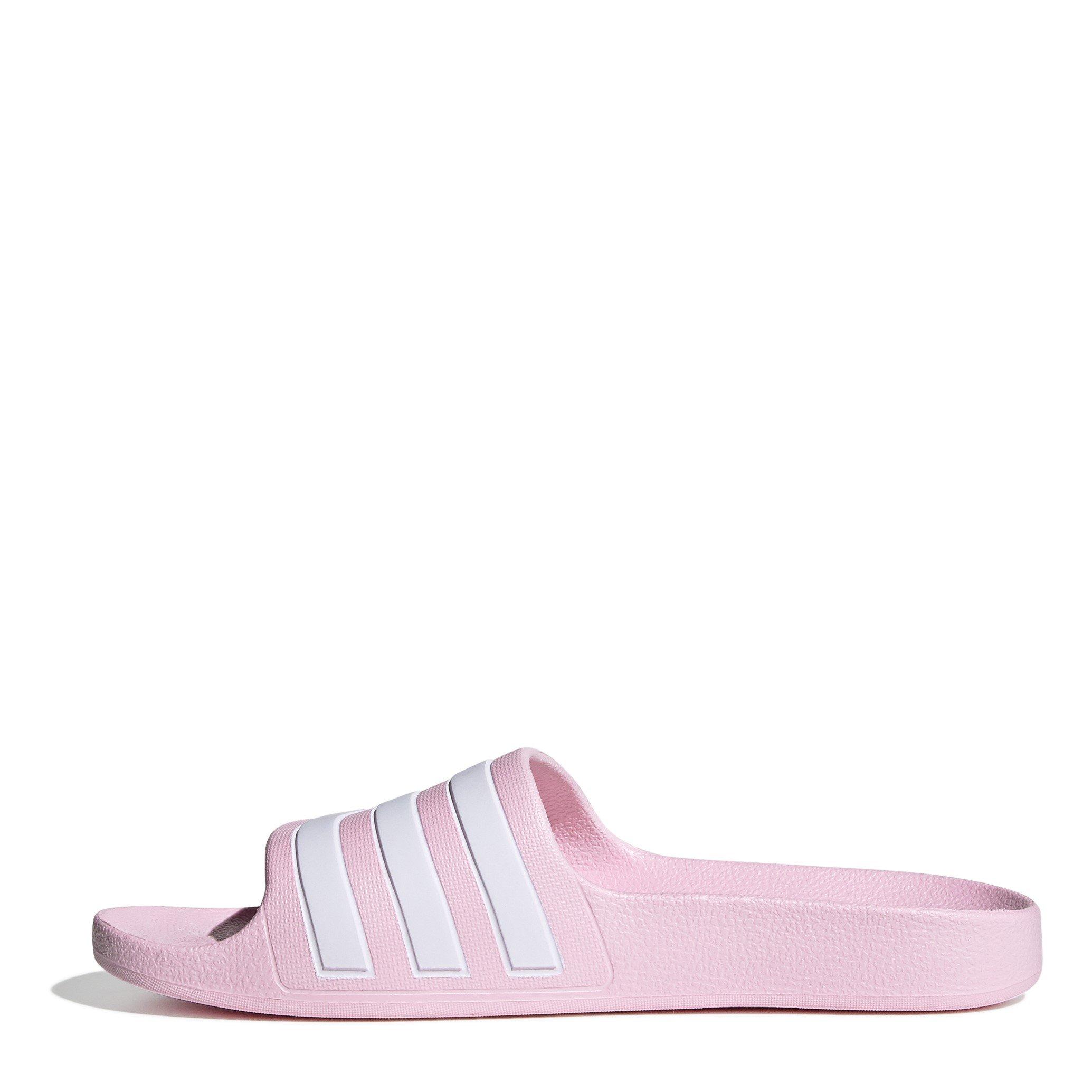 Pink/White - adidas - Adilette Aqua Slides Junior - 2