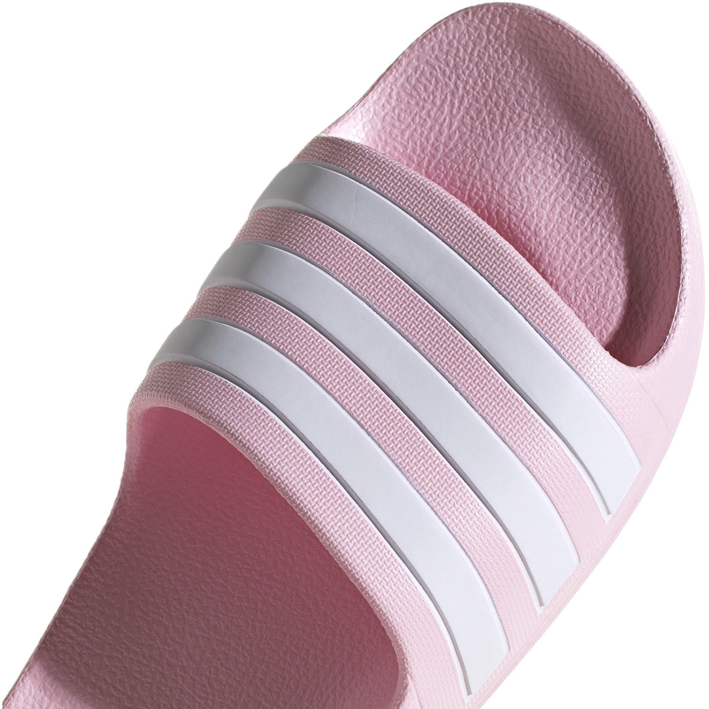Pink/White - adidas - Adilette Aqua Slides Junior - 8