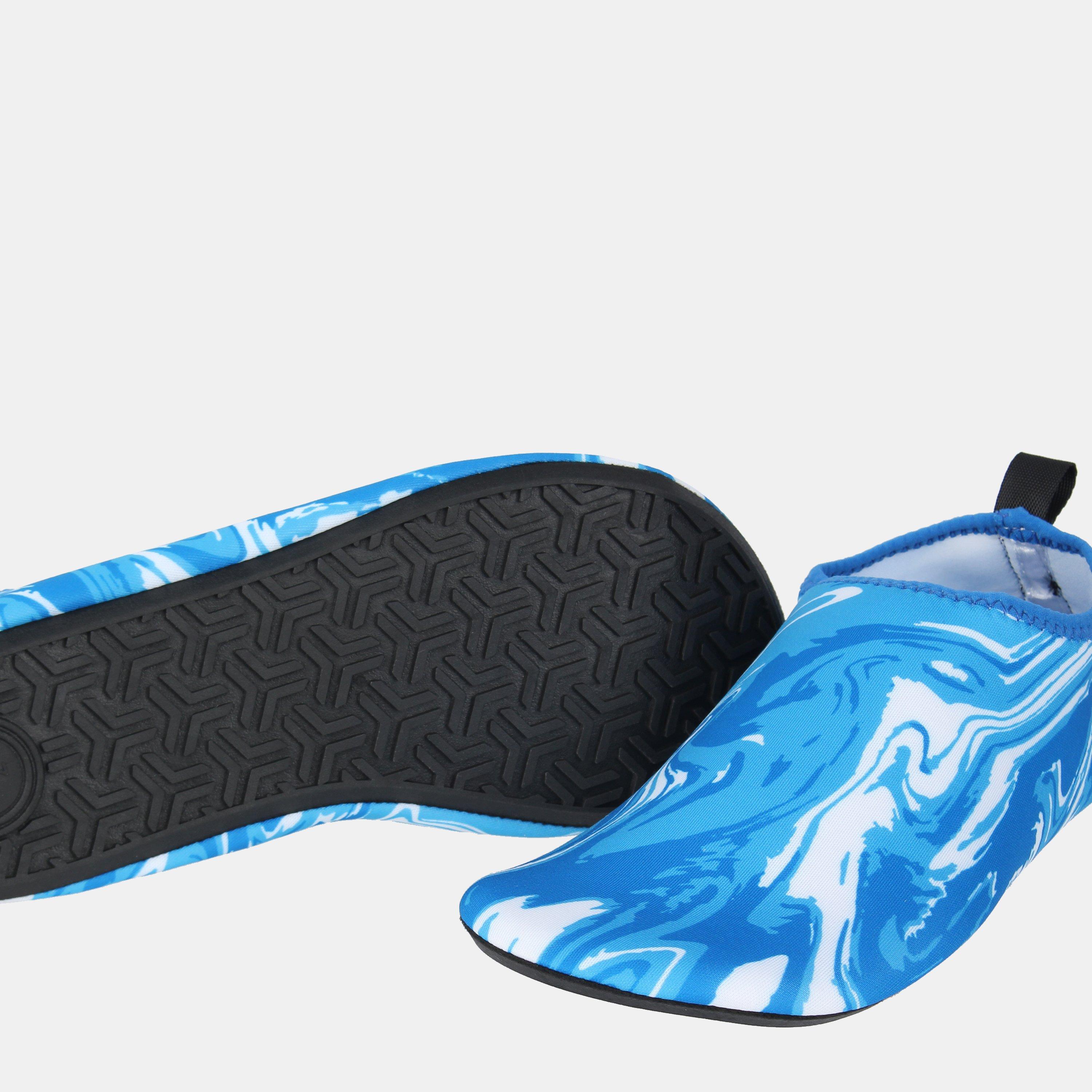 Blue - Hot Tuna - Unisex Kids' Textile Slip On Splasher Water Shoes - 3