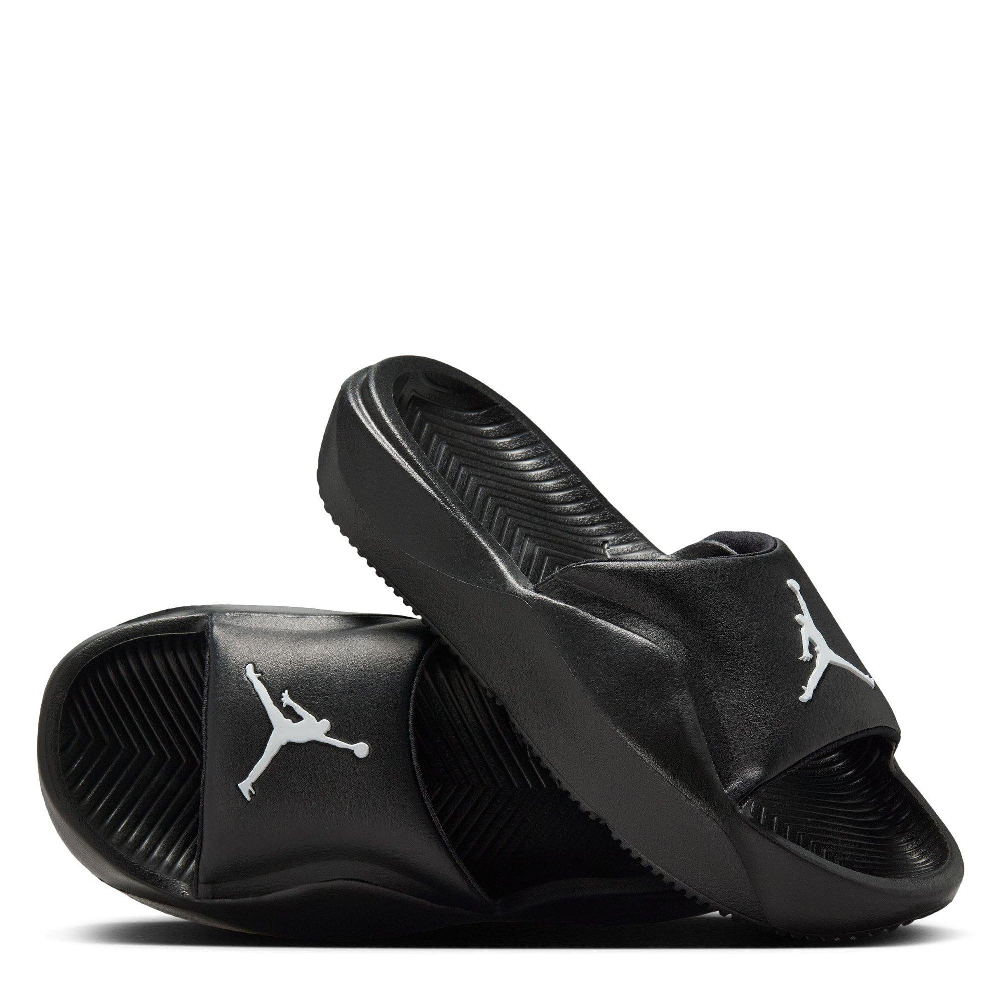 Black/White - Nike - Jordan Franchise Juniors Slide Sandals - 5