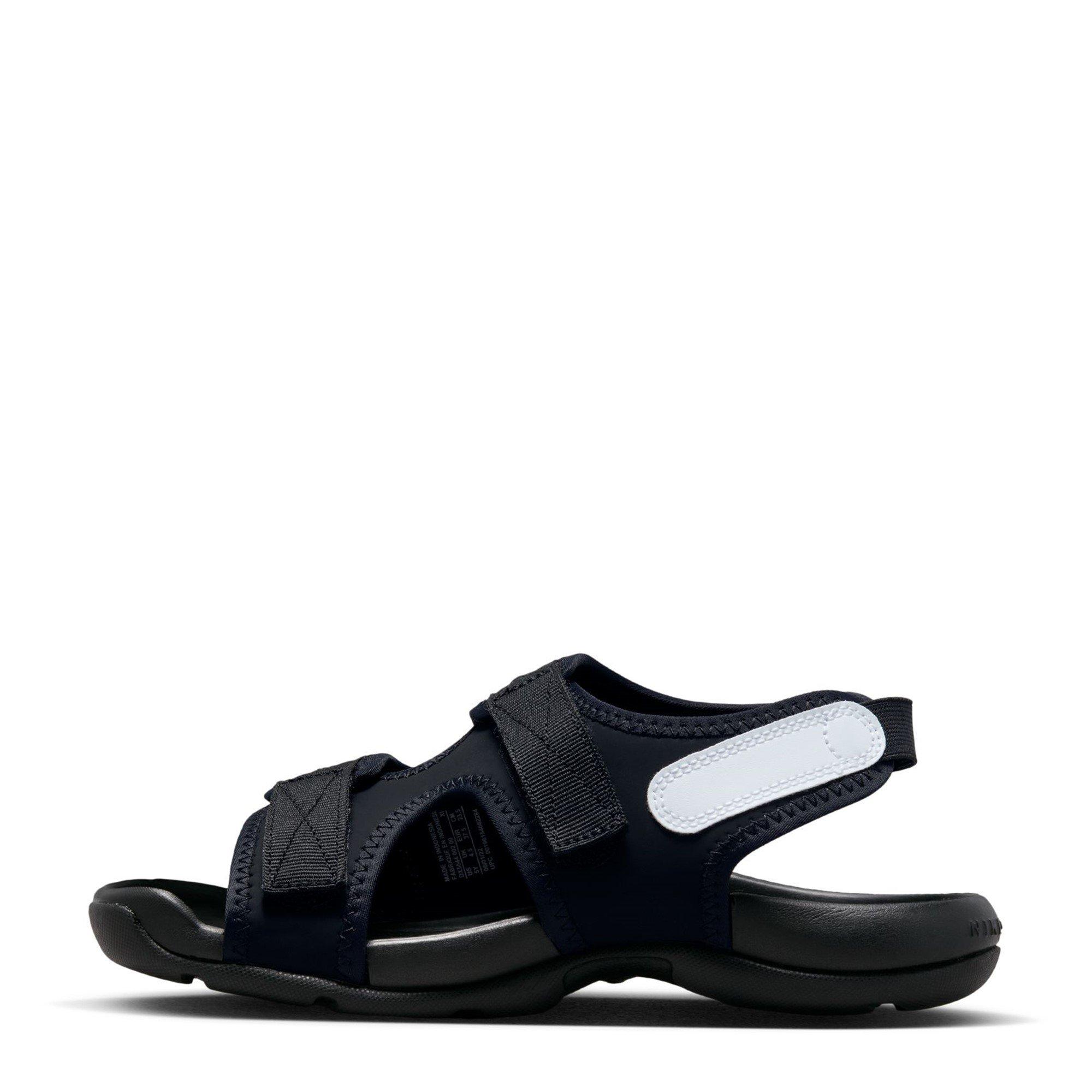 Black/White - Nike - Sunray Adjust 6 Big Kids' Slides - 2