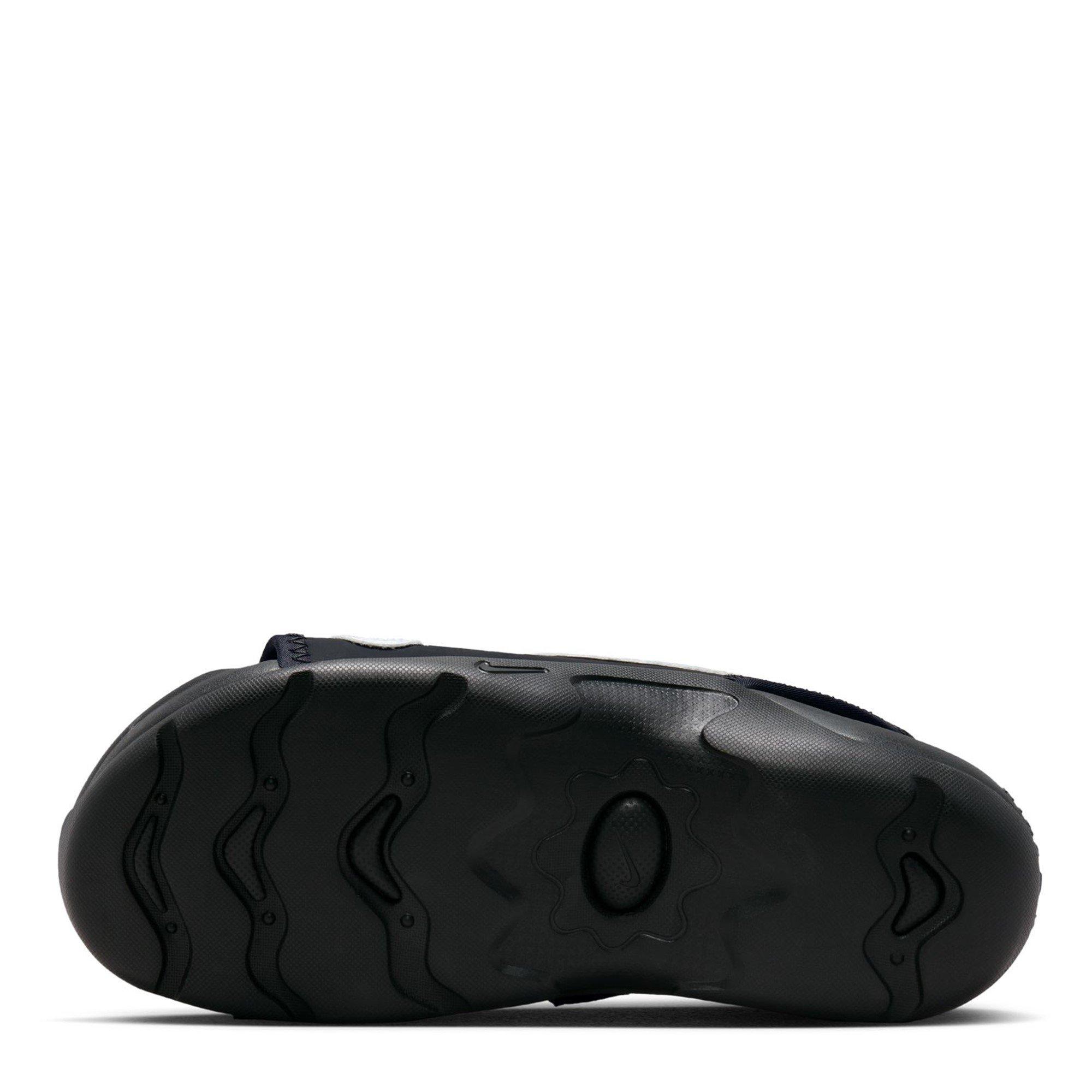 Black/White - Nike - Sunray Adjust 6 Big Kids' Slides - 4