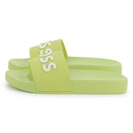 Boss Kids Logo Sliders, Design Sandals