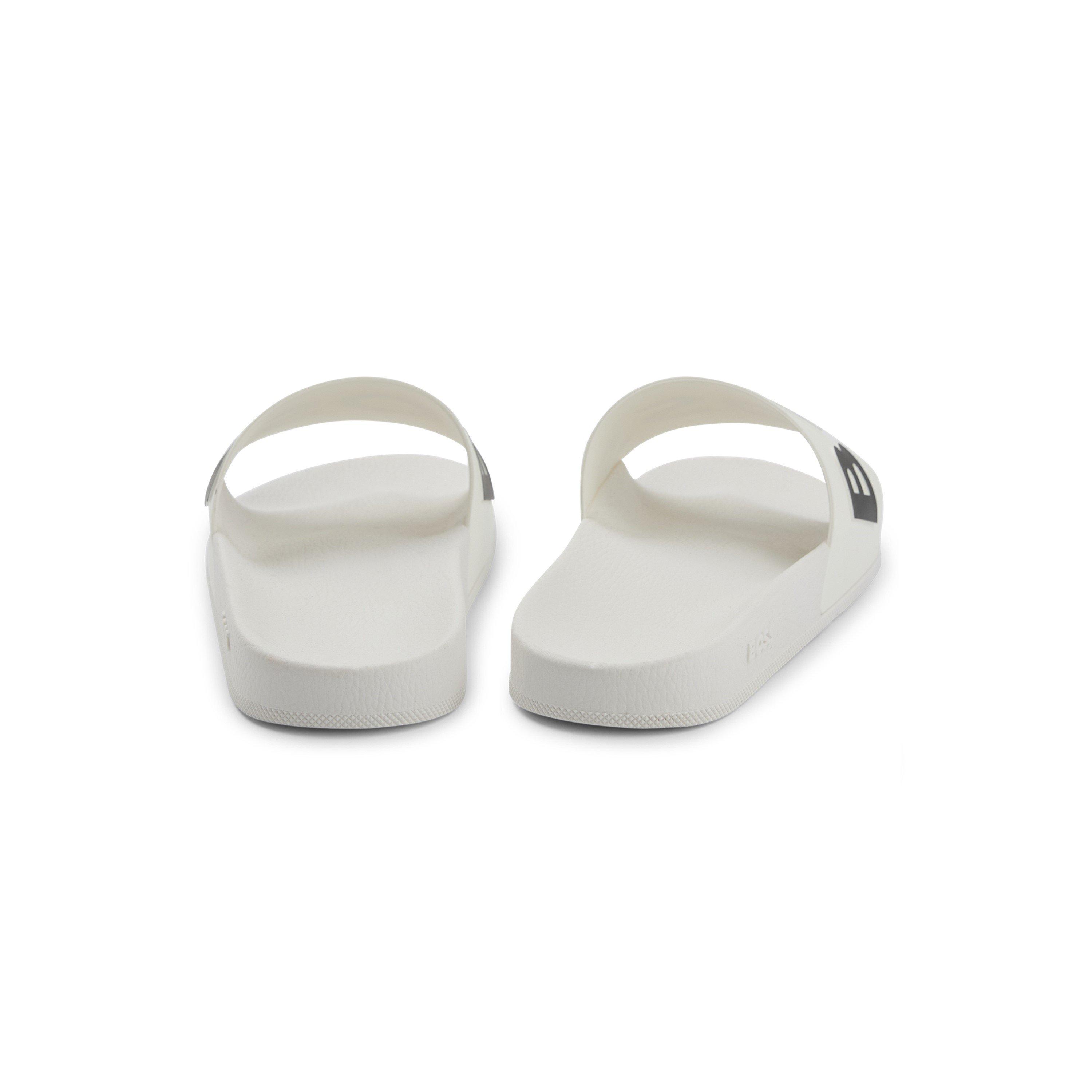 White - Boss - Kids Bay It Slide Pool Shoes Sandals - 3