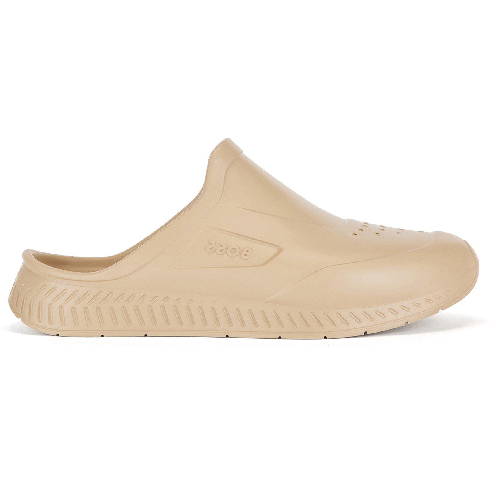 Boss Boys Kids' Titanium Water Resistant Pool Sliders - Open Beige - 3.5 (36)