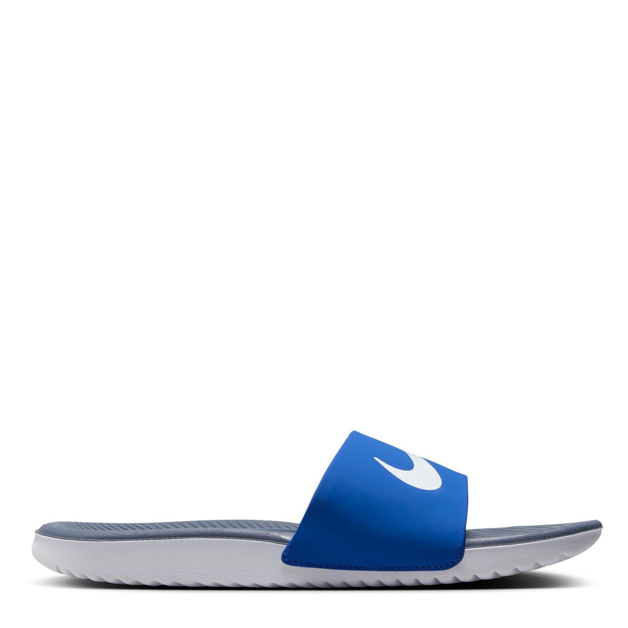 Royal/Blue-Wht - Nike - Nike Kawa Slide Jn63 - 4