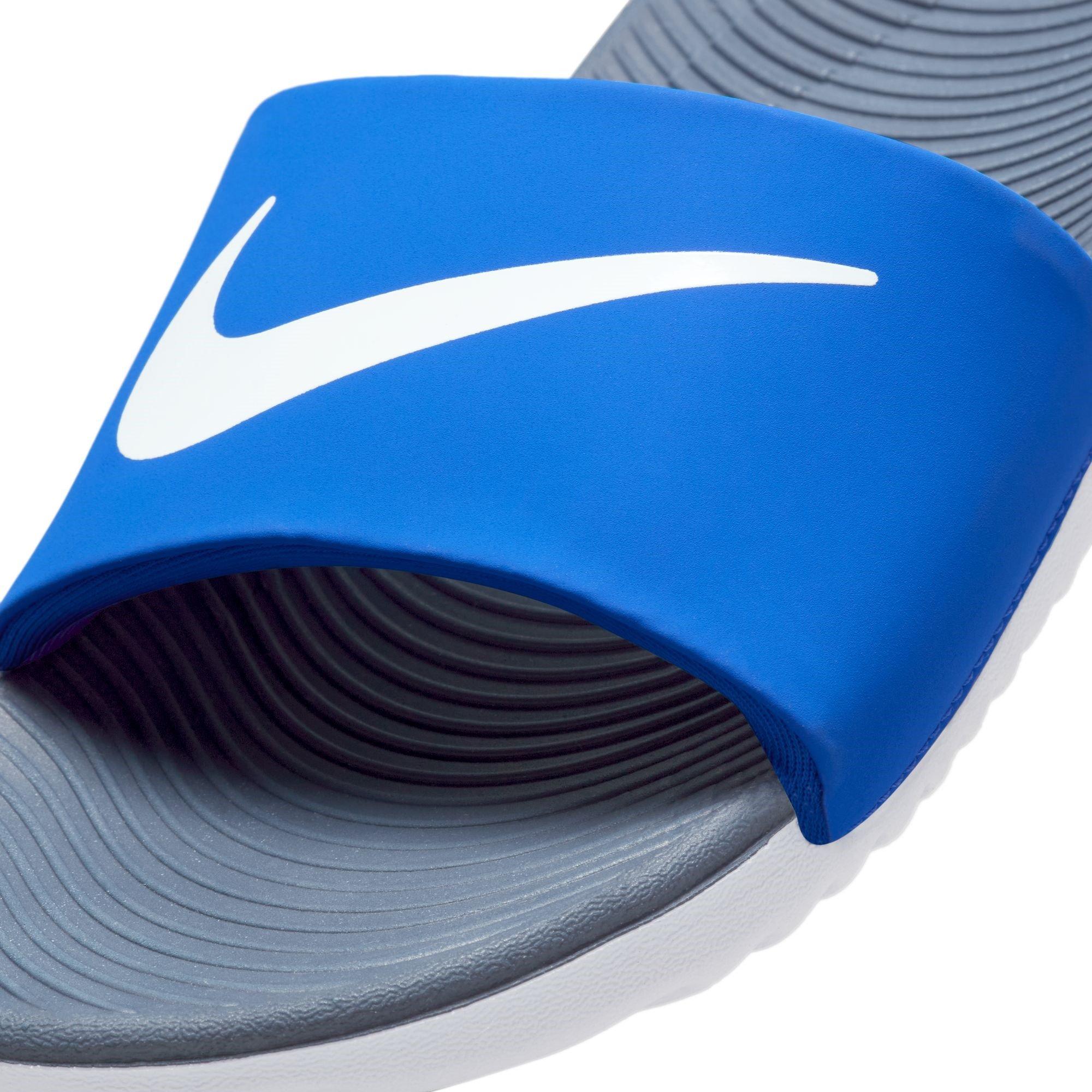 Royal/Blue-Wht - Nike - Nike Kawa Slide Jn63 - 6