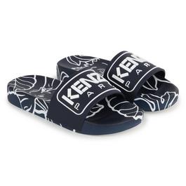 Kenzo Graphic Print Slides Juniors