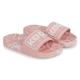 Kenzo Graphic Print Slides Juniors