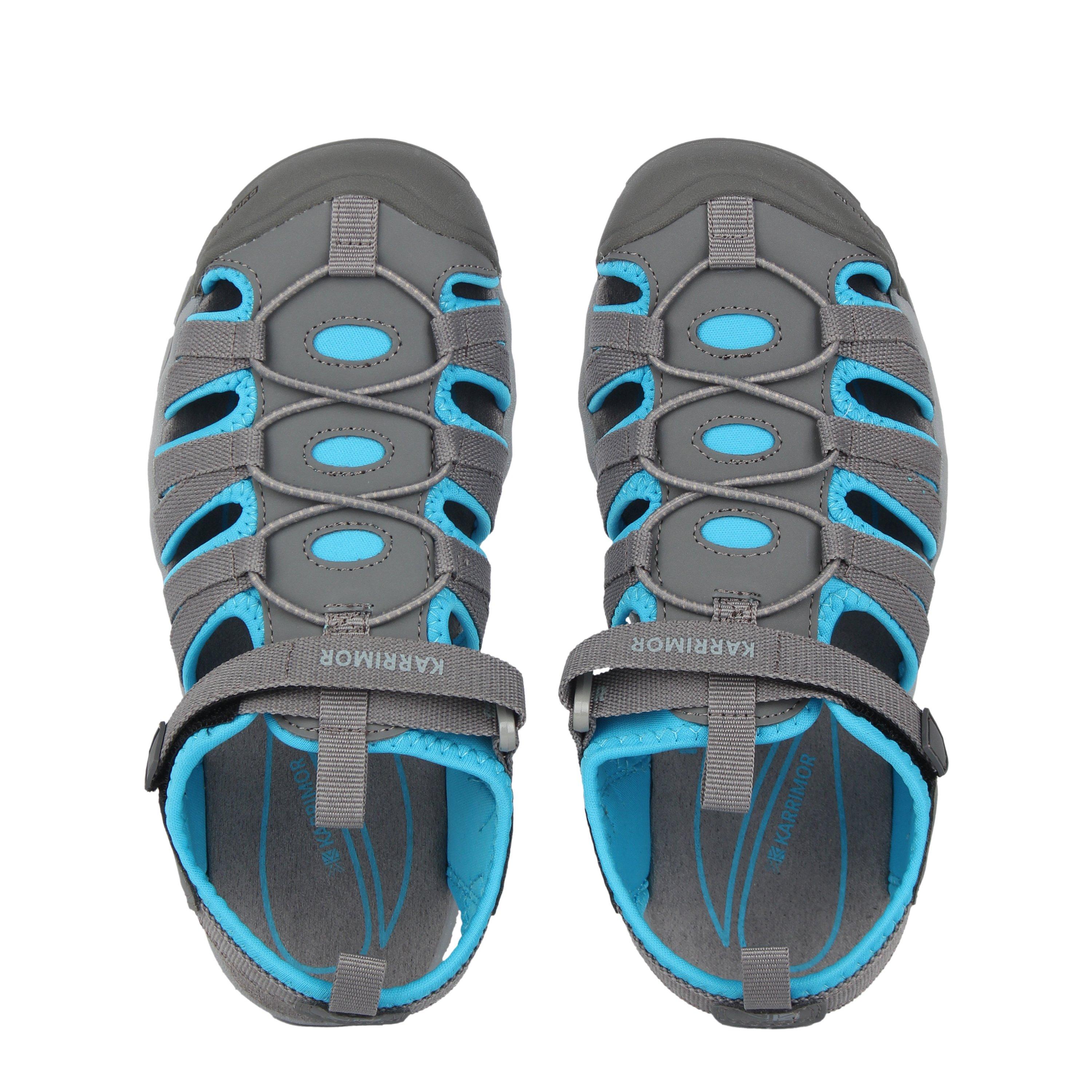Grey/Blue - Karrimor - Ithaca Walking Sandals Junior - 5