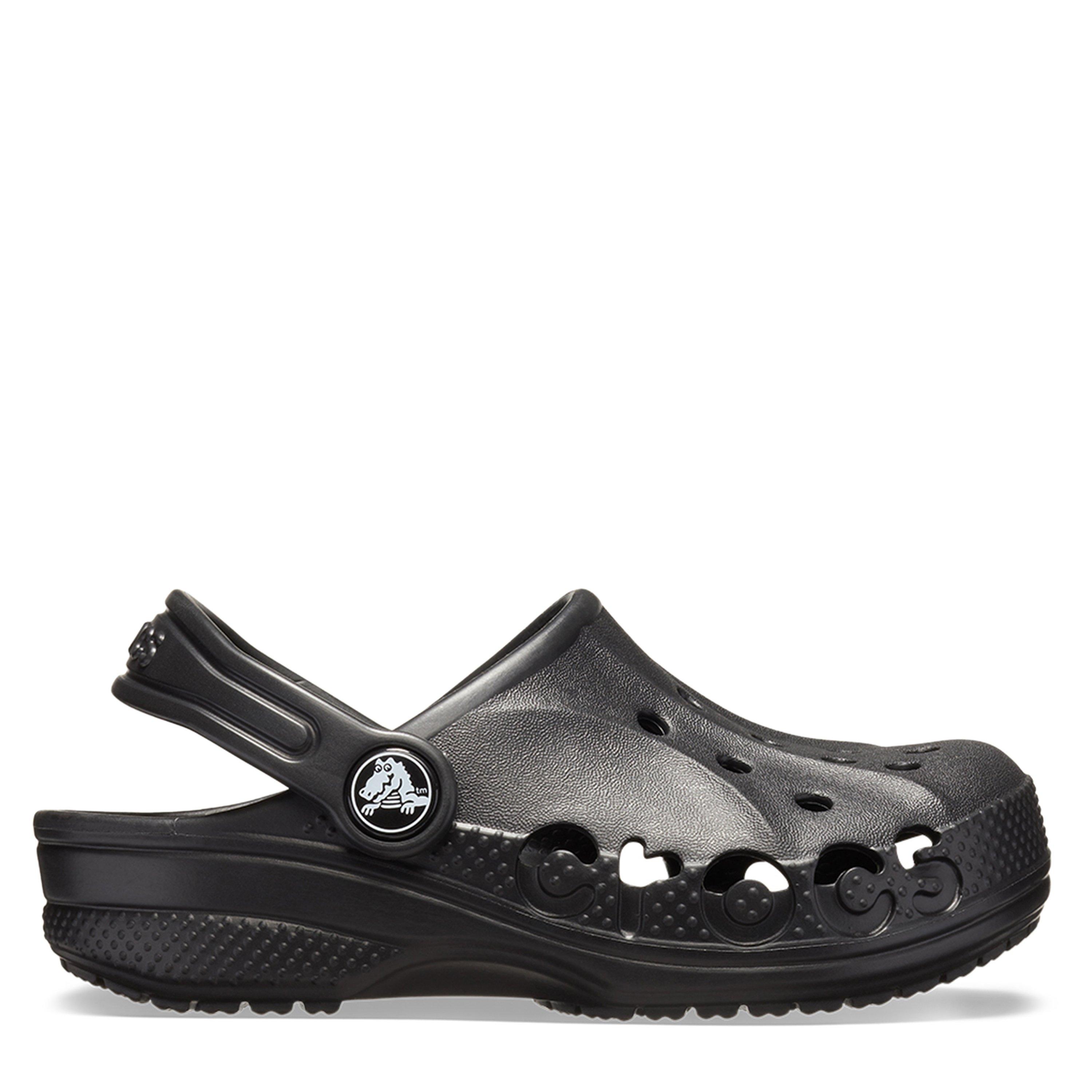 Crocs Boys Baya Junior Clogs - Black - 5 (38)