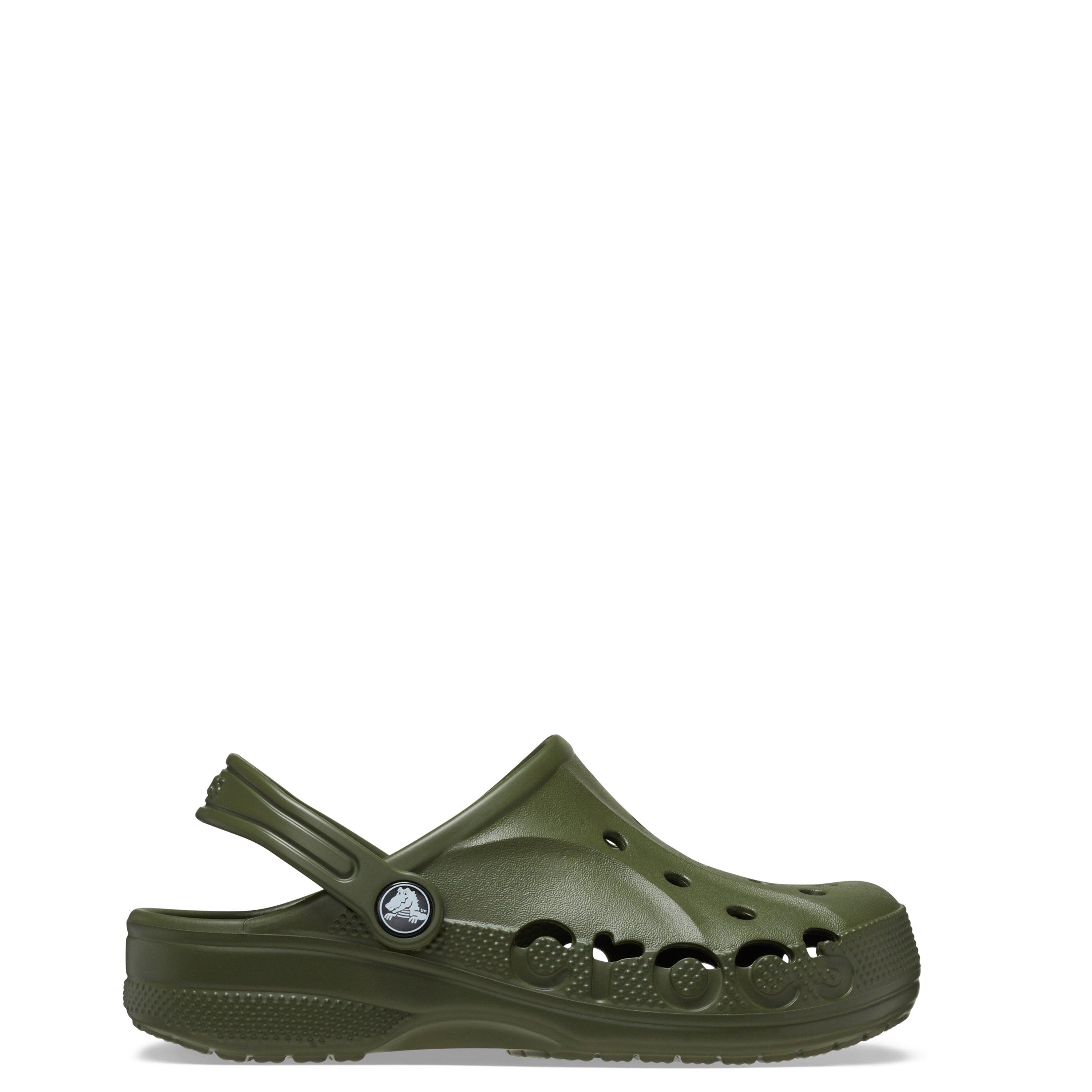 Crocs Boys Baya Junior Clogs - Army Green - 4 (36.5)