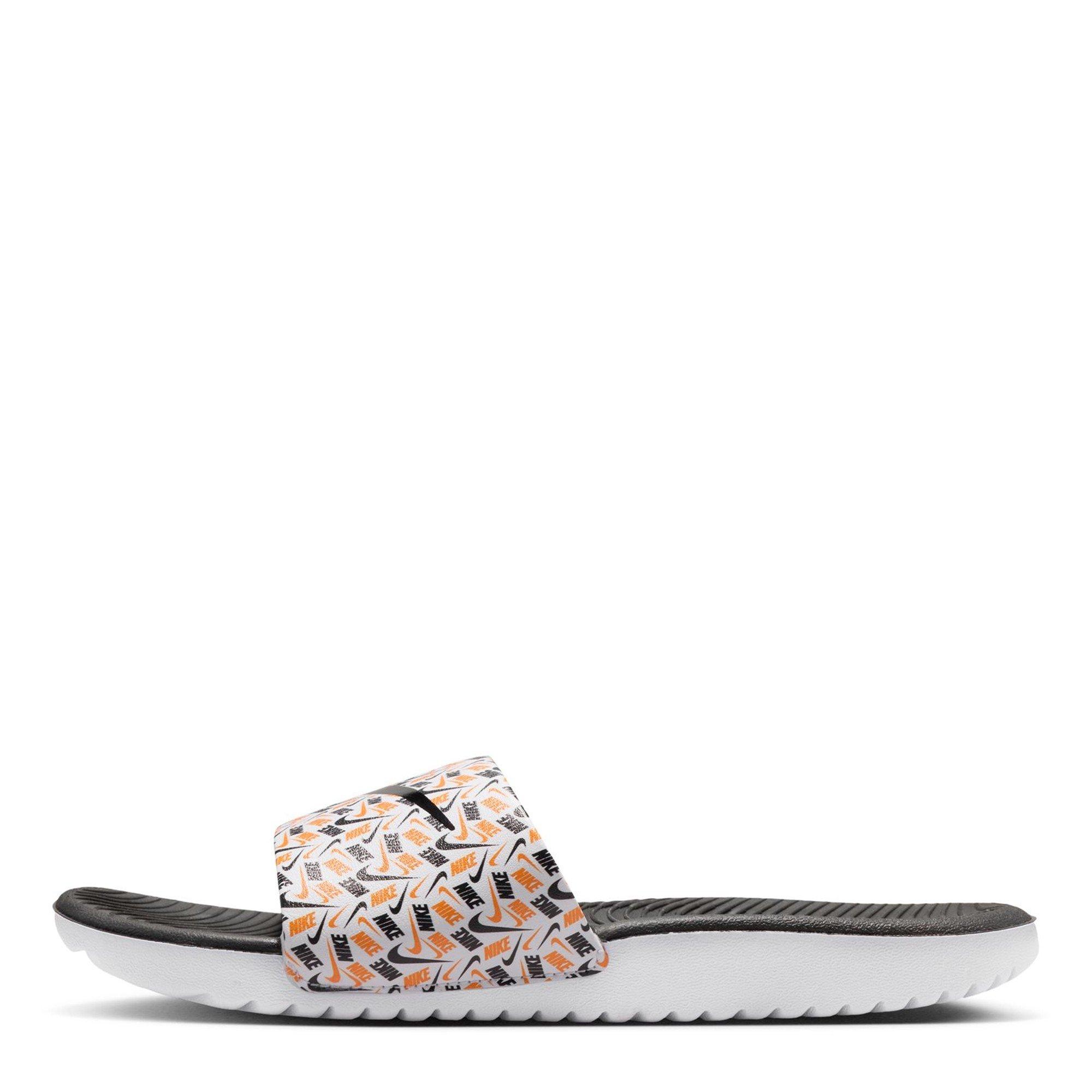 Bianco/Nero - Nike - Nike Kawa Slide Aop Jn99 - 5