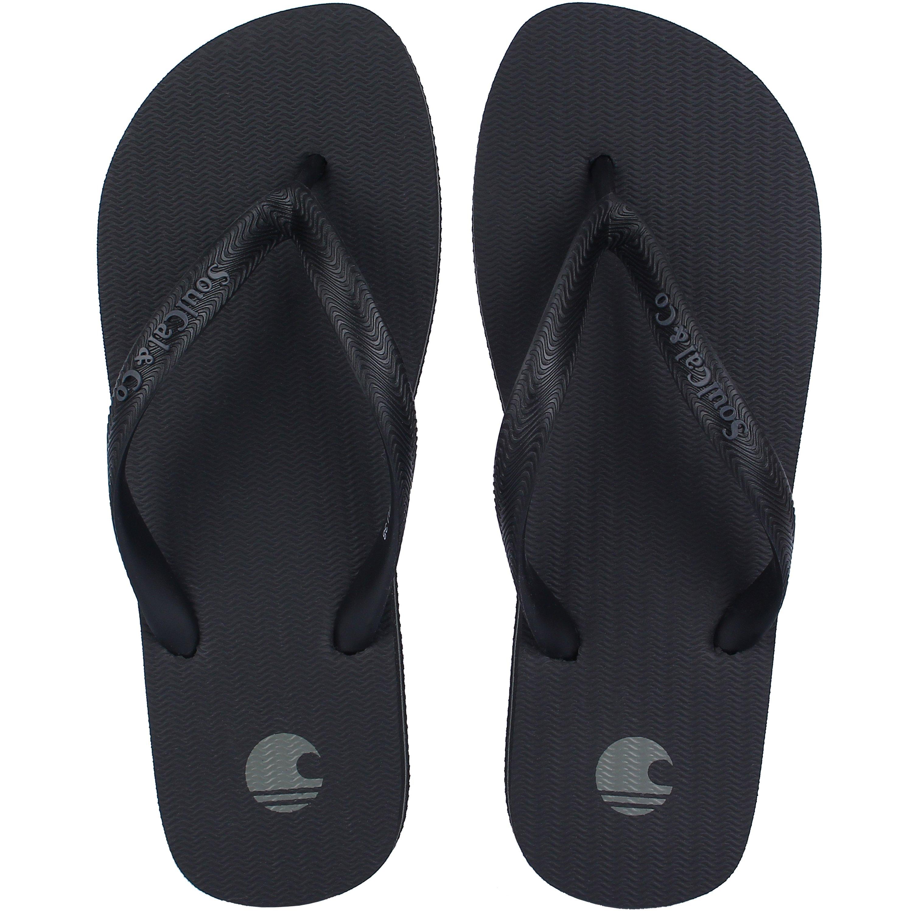Preto - SoulCal - Maui Junior Flip Flops - 3