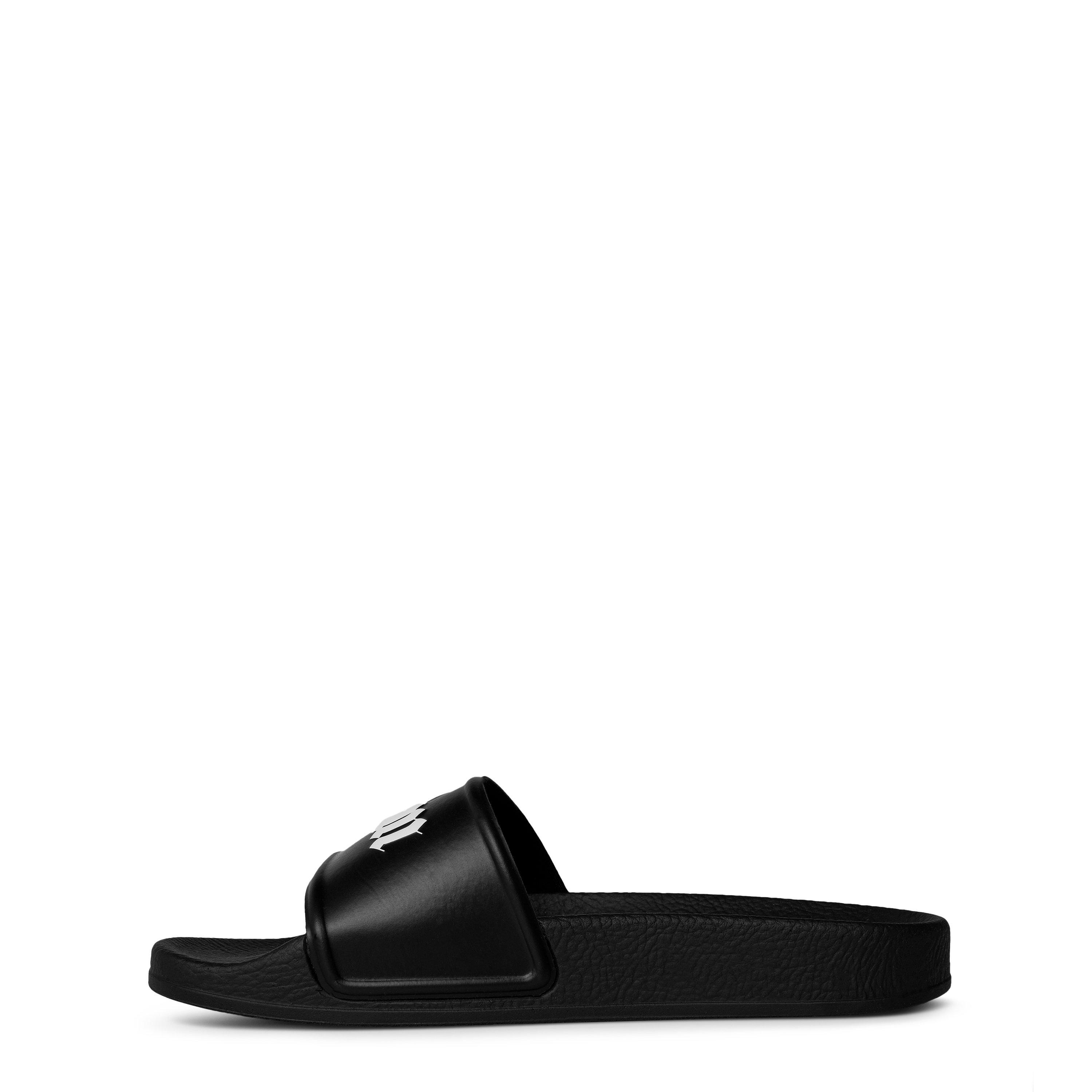 Black 1003 - Palm Angels - Logo Slides Juniors - 2