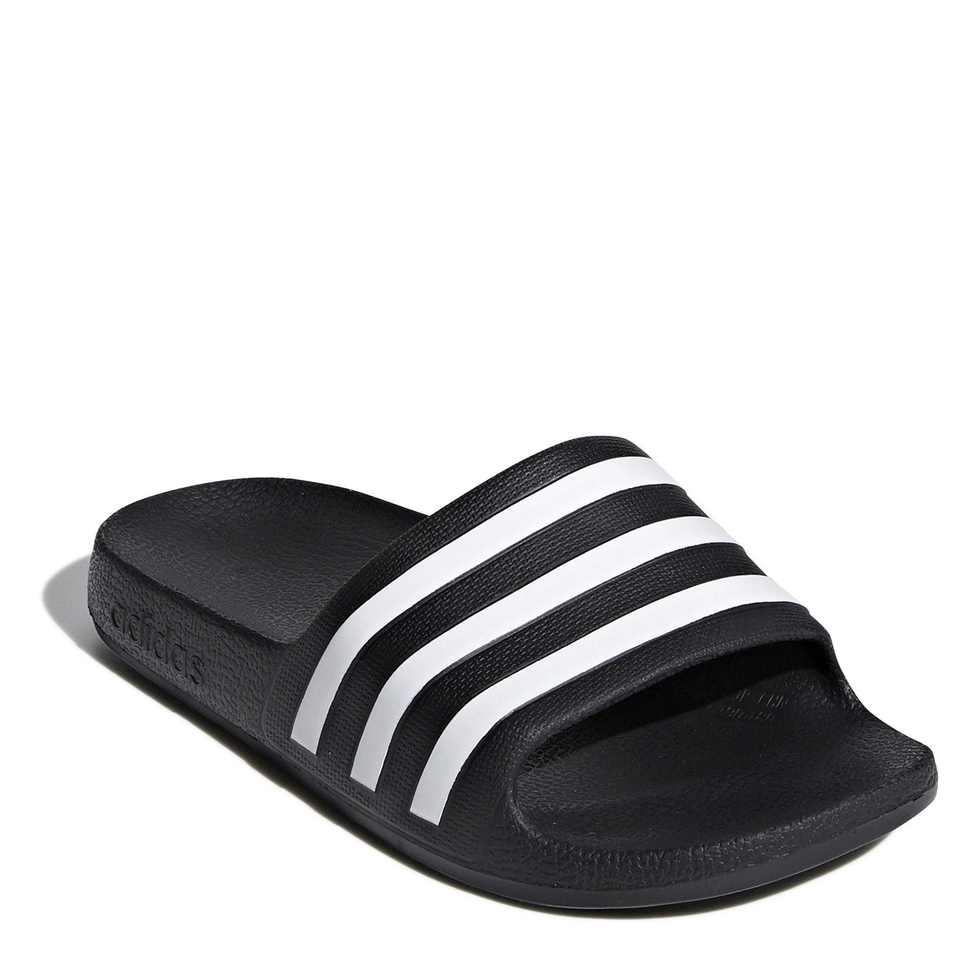 CBLACK/FTWWHT - adidas - Adilette Sliders Junior Boys - 3