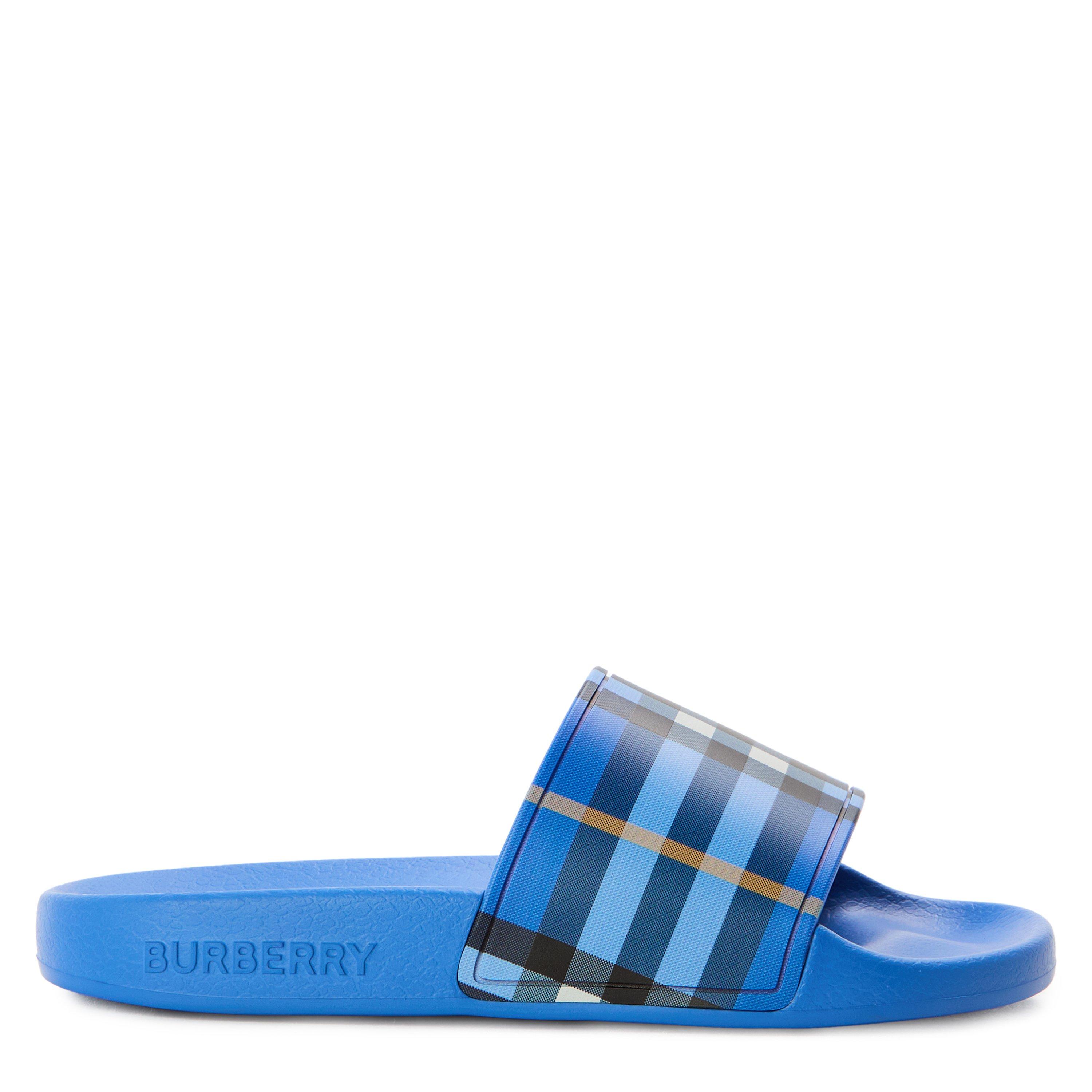 Burberry  Kids' Burb Furley Pool Sliders - Hyacinth C1472 - Size 2 (34)