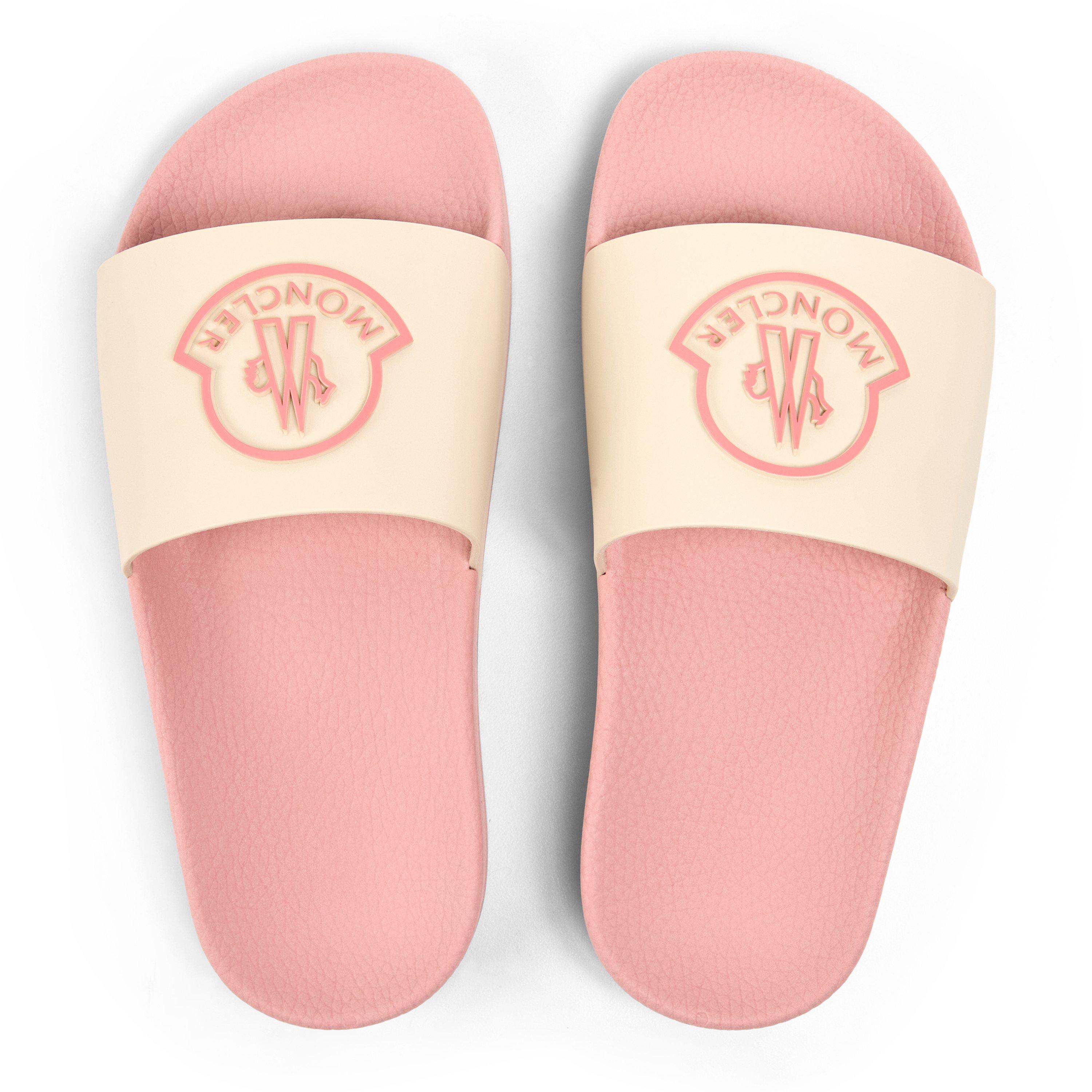 Pink/Cream 53A - Moncler - Kids' Pool Sliders - 4