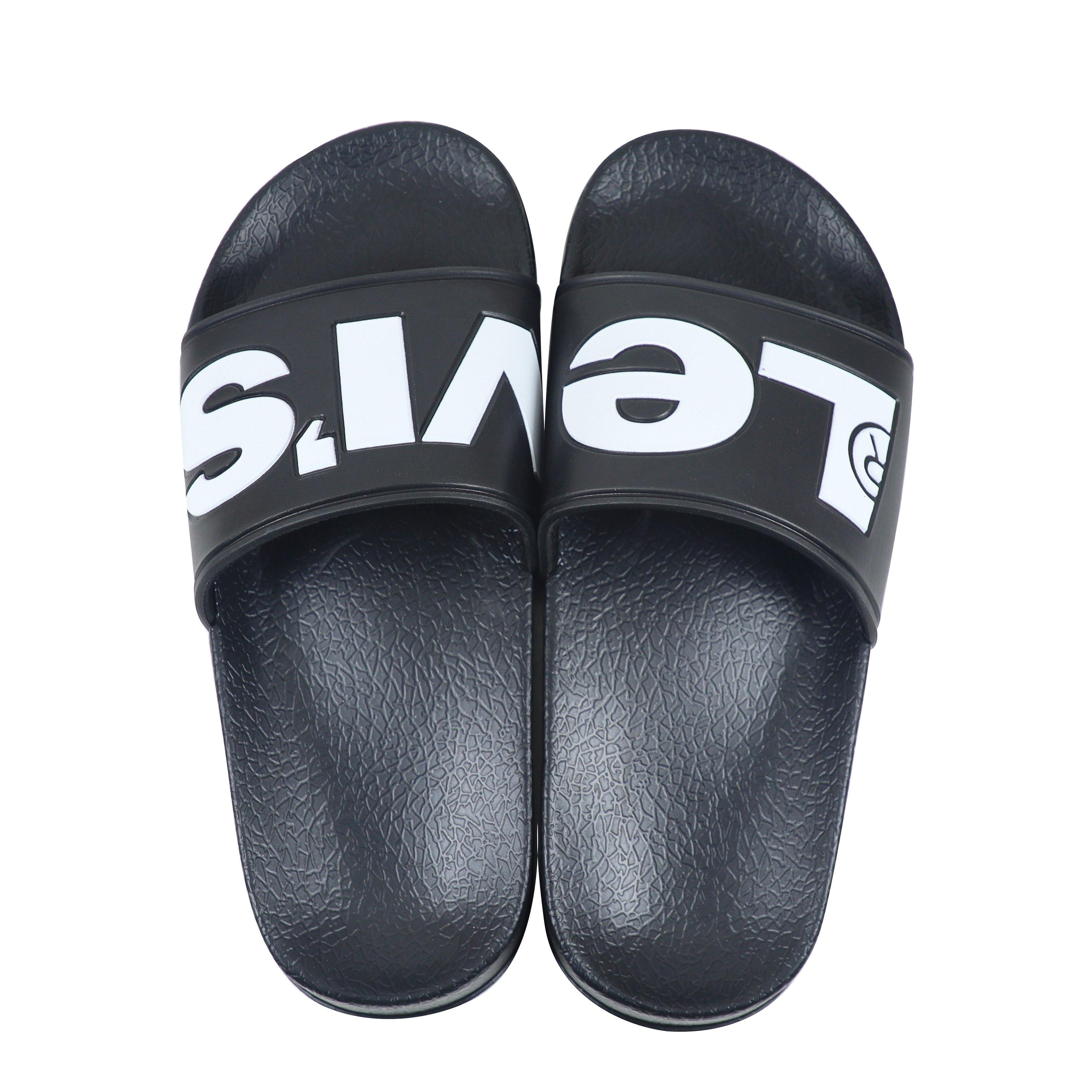 Black 0003 - Levis - Unisex Kids' June Pool Sliders - 5