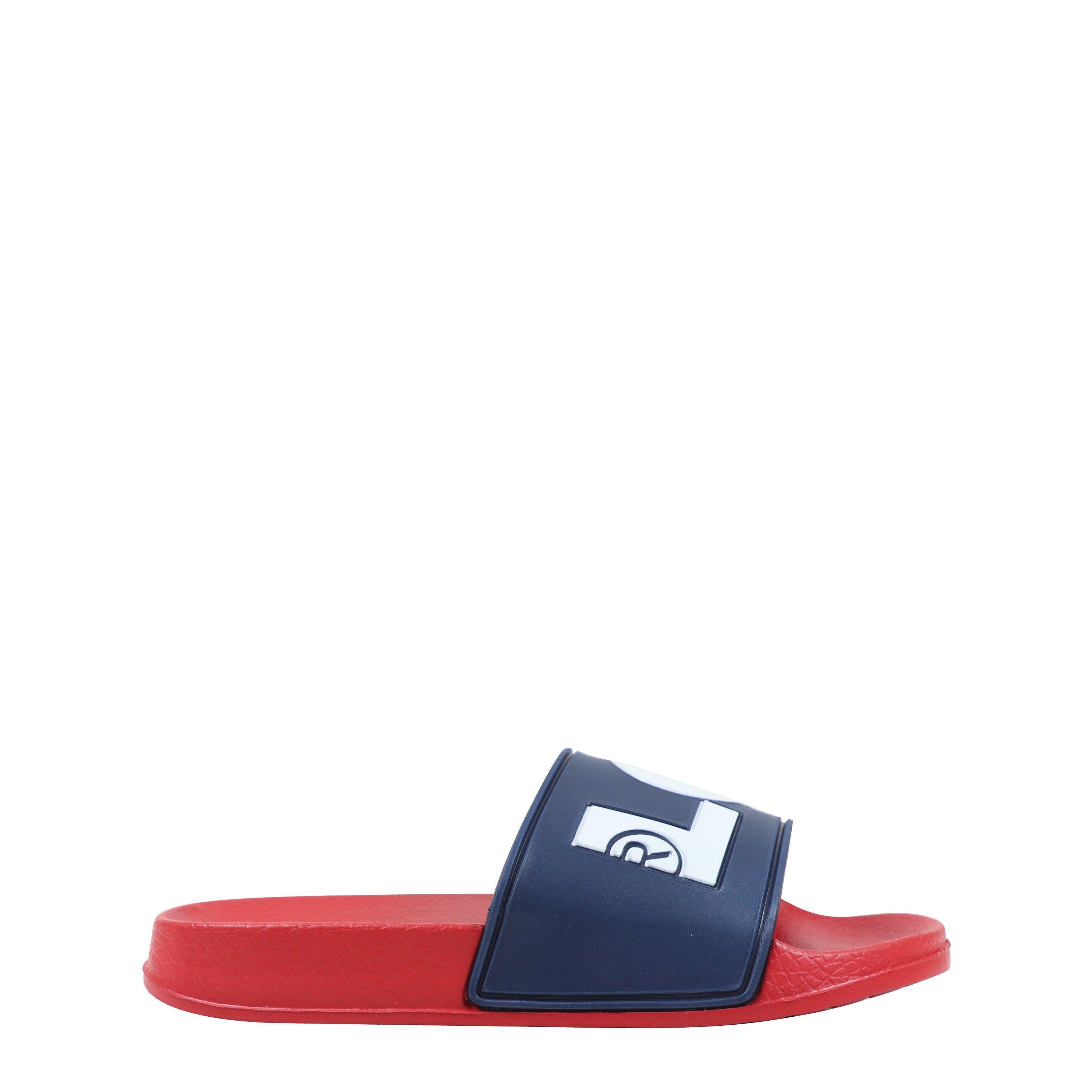 Nvy/Red 0290 - Levis - Unisex Kids' June Pool Sliders - 1