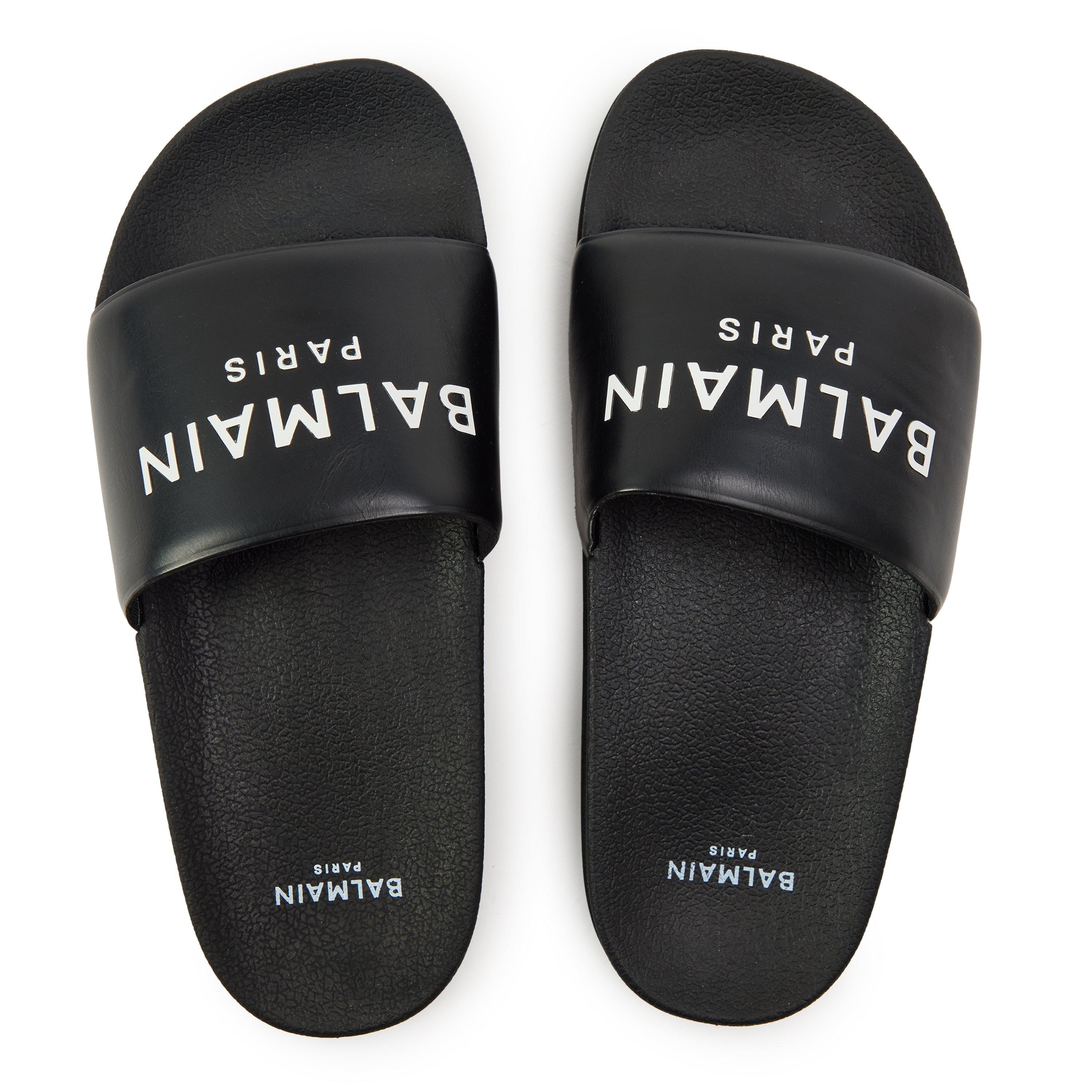 Black 930BC - Balmain - Balmain Logo Sliders Jn62 - 3
