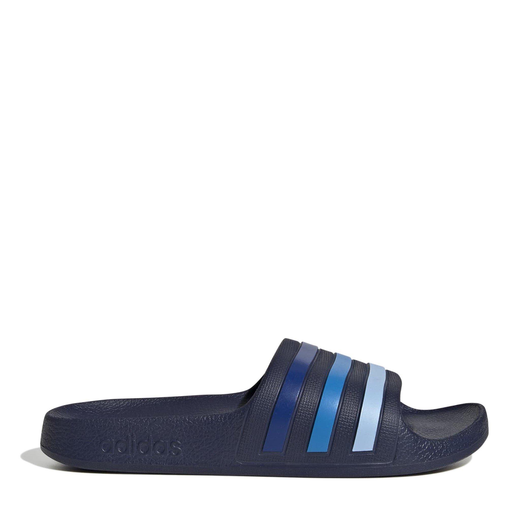 D.Blue/Roy Blue - adidas - Kids' Adilette Aqua Slider - 1
