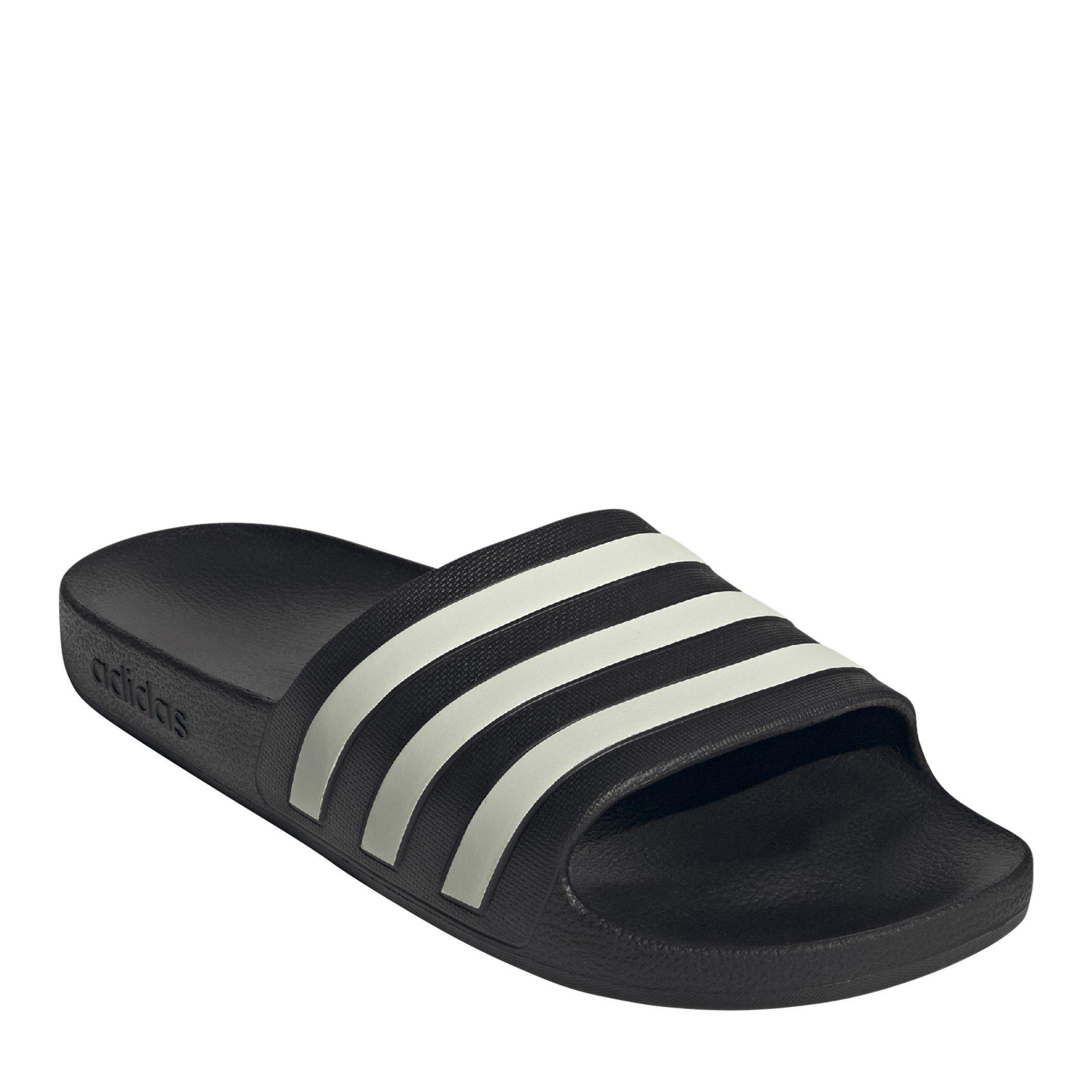 Black/Ivory/ Bl - adidas - Adilette Aqua Pool Sliders - 3