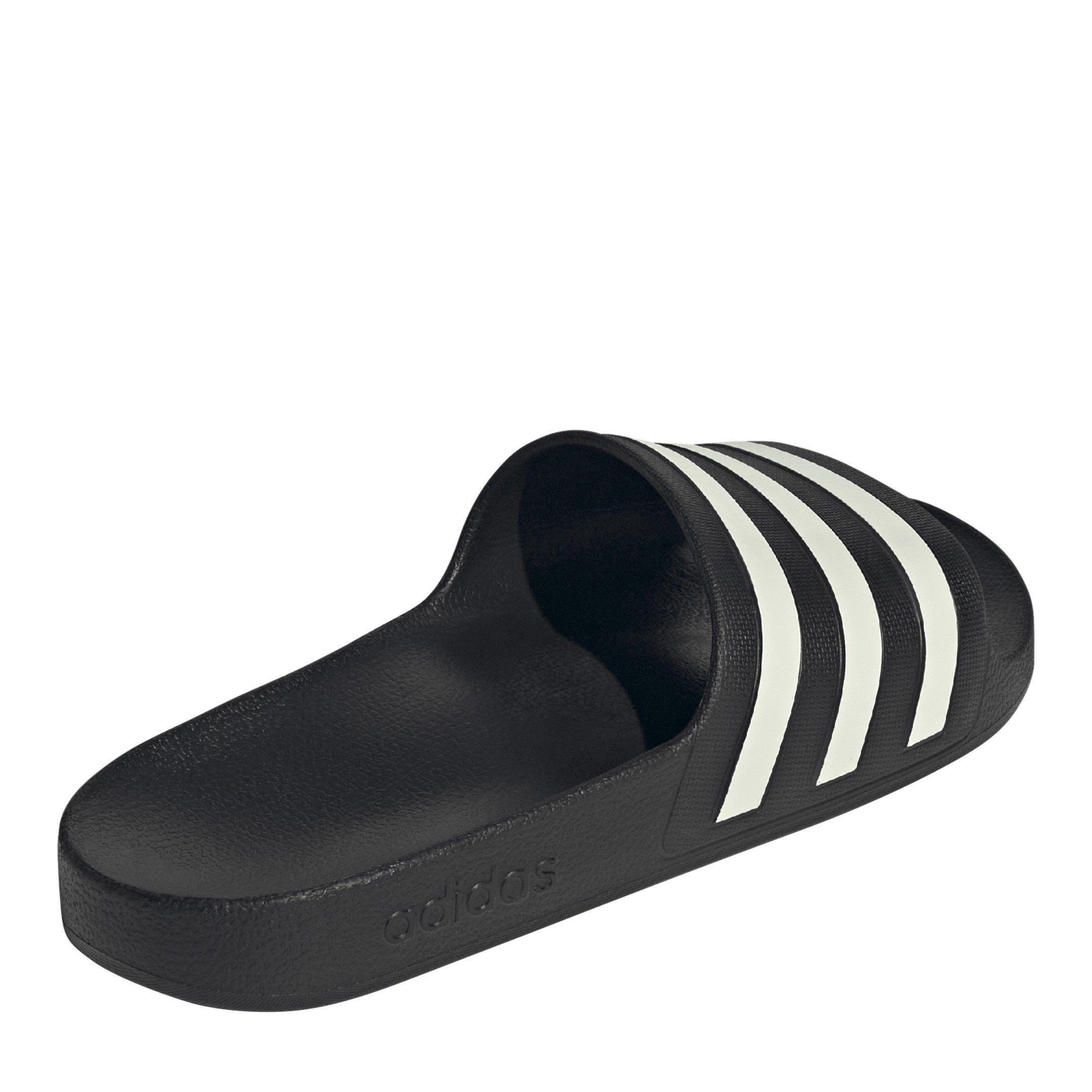 Black/Ivory/ Bl - adidas - Adilette Aqua Pool Sliders - 4