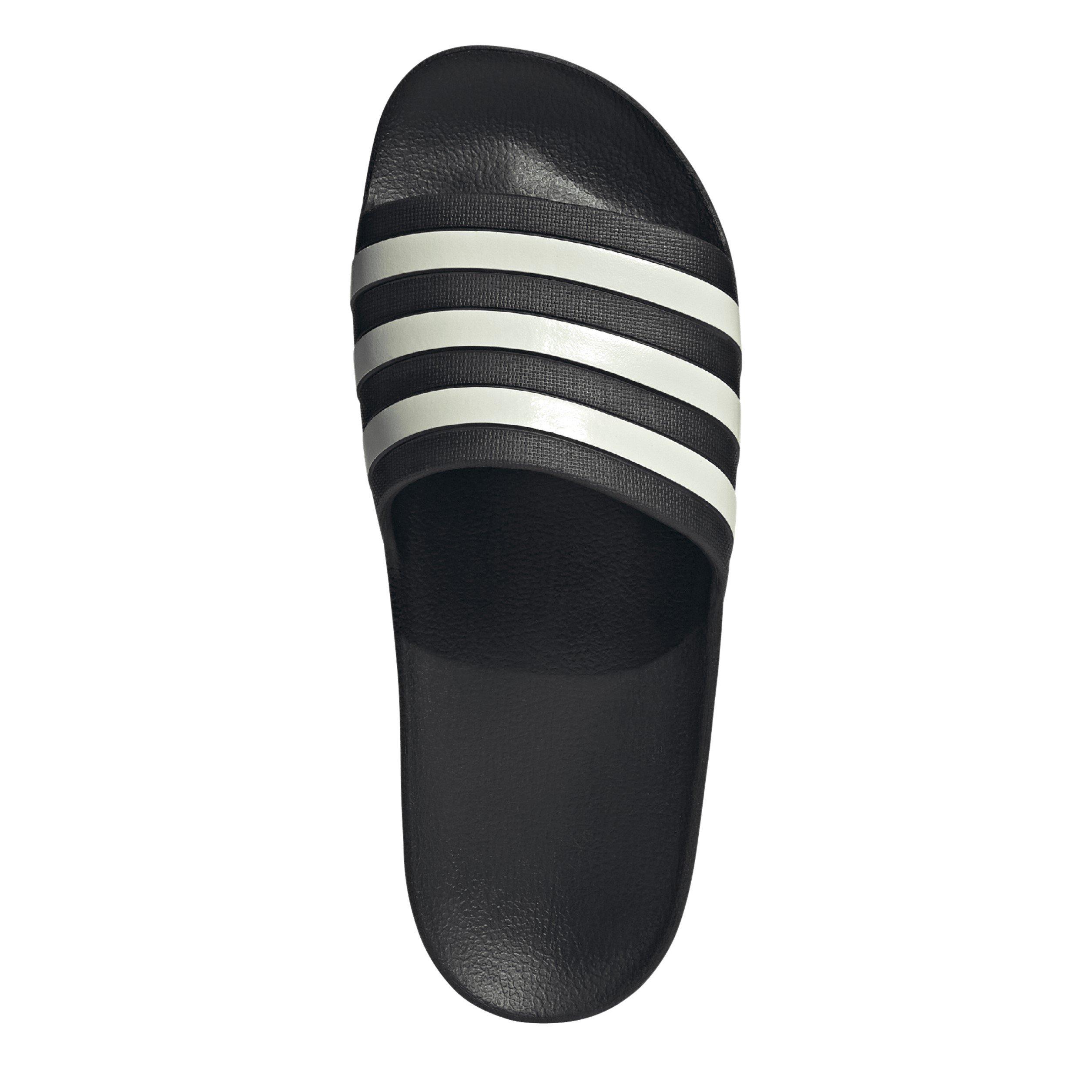 Black/Ivory/ Bl - adidas - Adilette Aqua Pool Sliders - 5