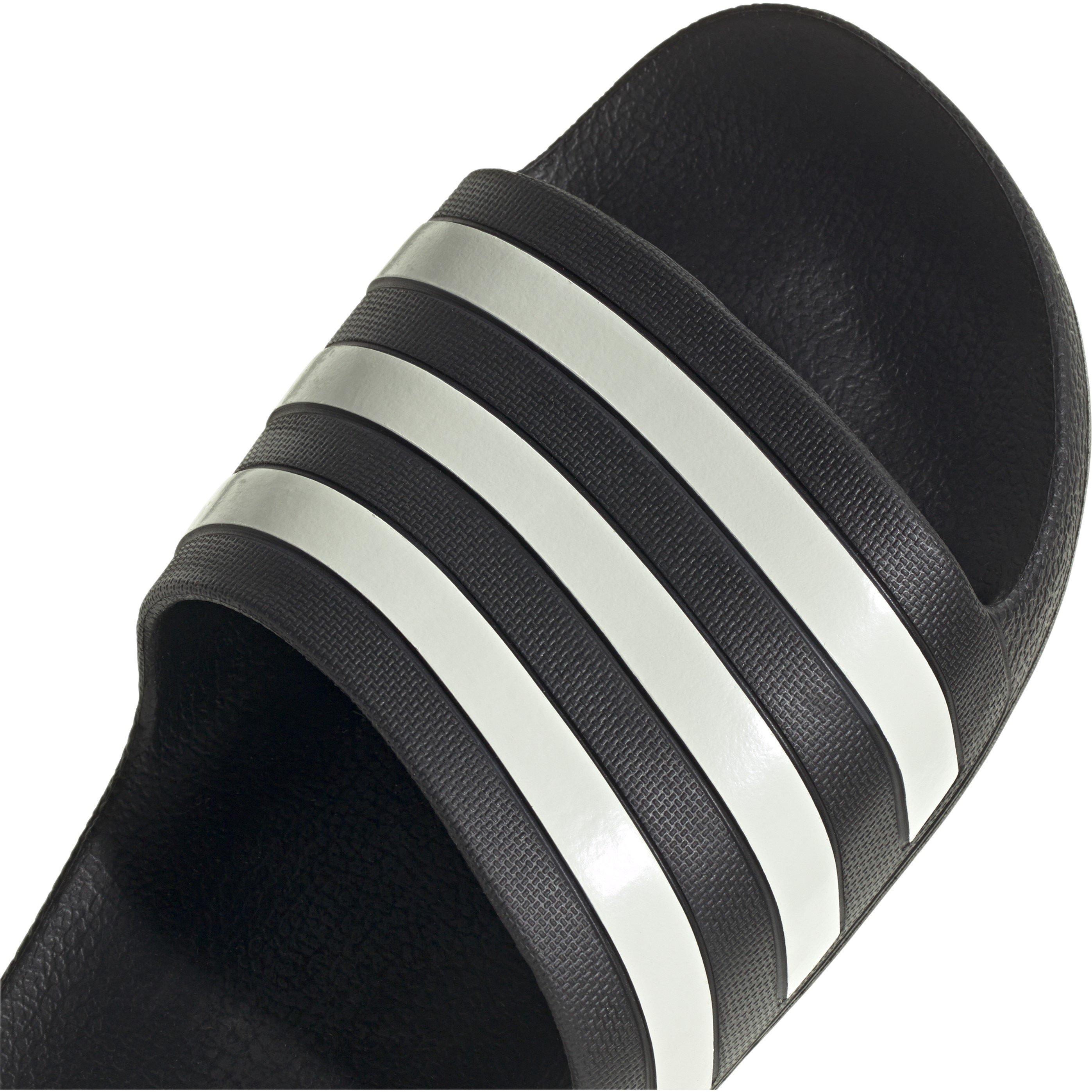 Black/Ivory/ Bl - adidas - Adilette Aqua Pool Sliders - 7