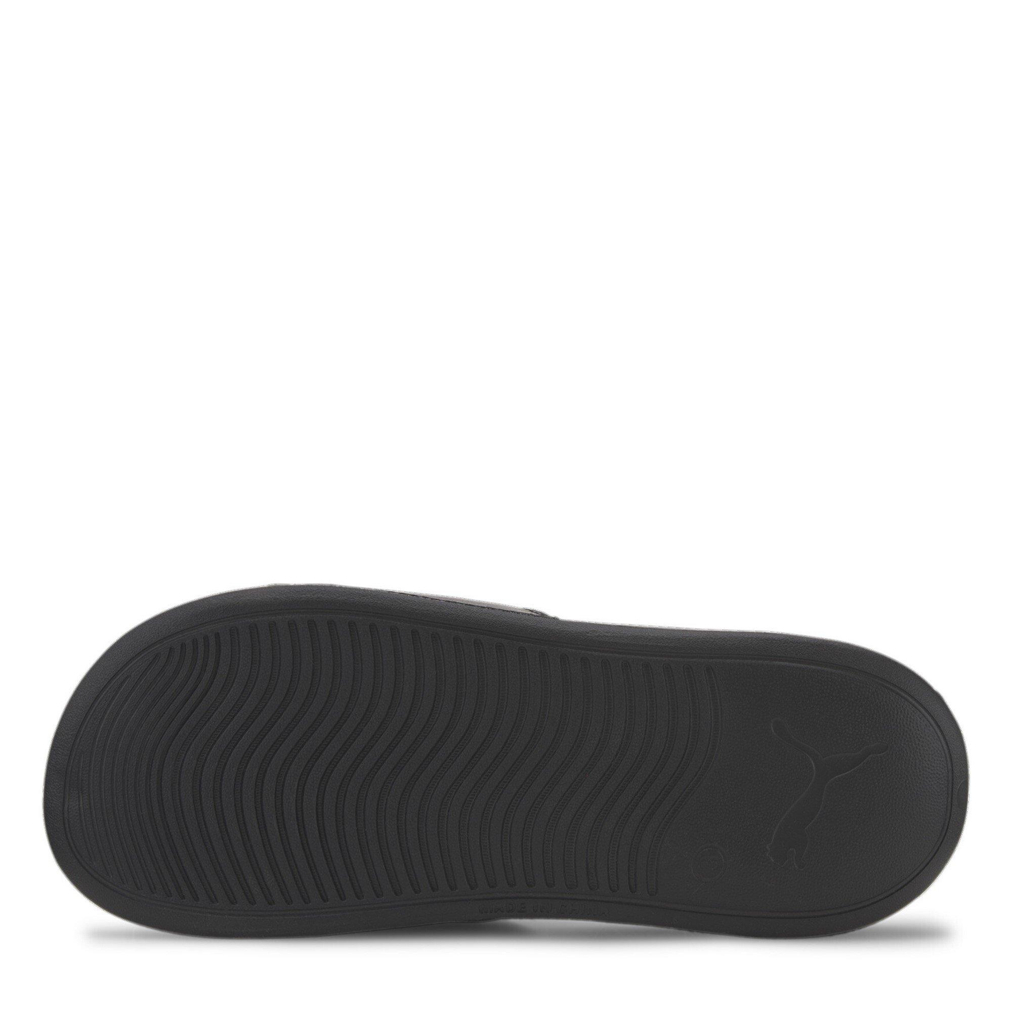 Puma Blk/White - Puma - PUMA Popcat Slide Juniors Sandals - 3