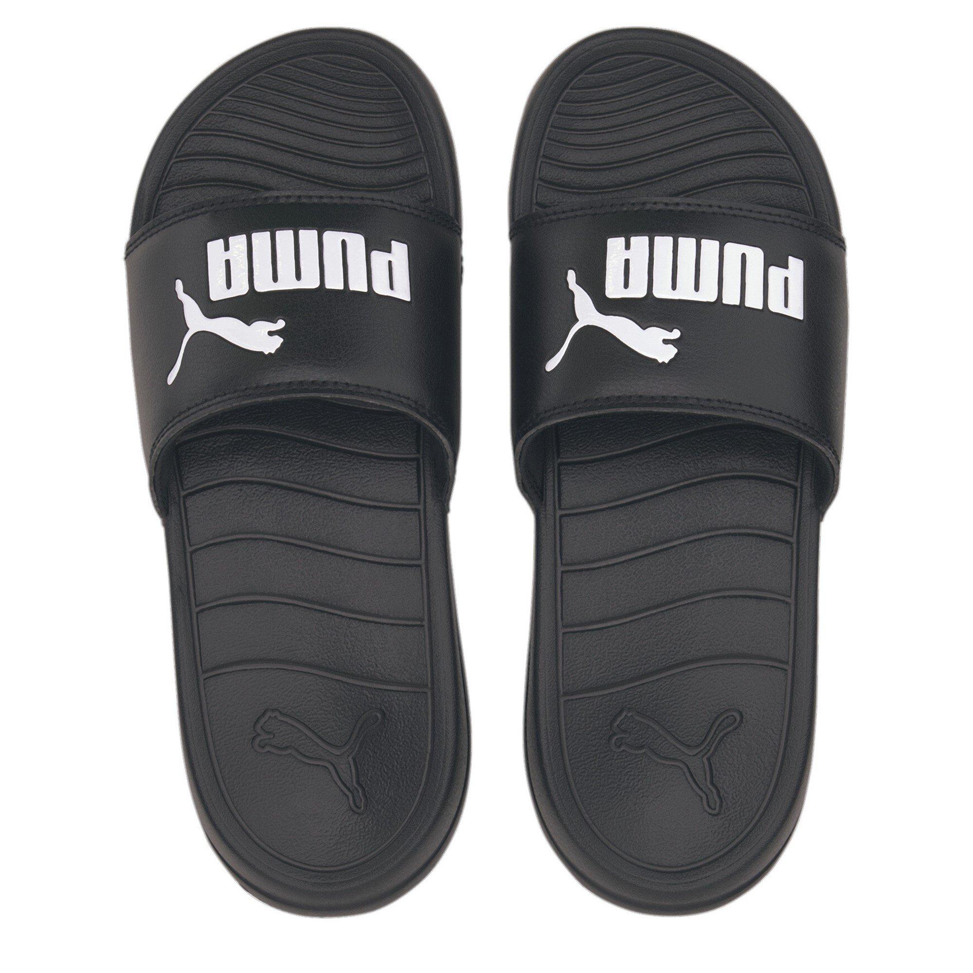 Puma Blk/White - Puma - PUMA Popcat Slide Juniors Sandals - 6