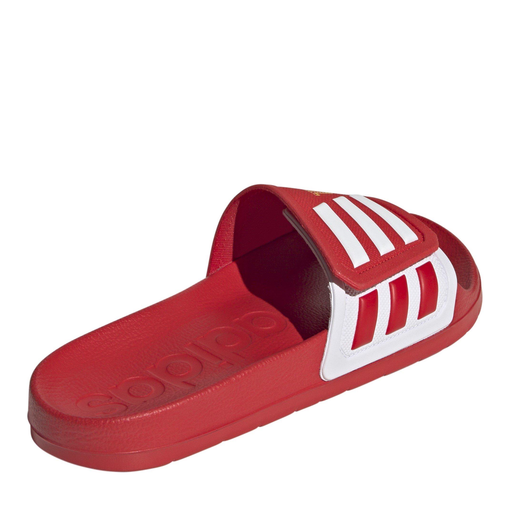 Rosso vivace/Bianco - adidas - Kids' Adilette TND Cloudfoam Quick-Drying Pool Sliders - 4