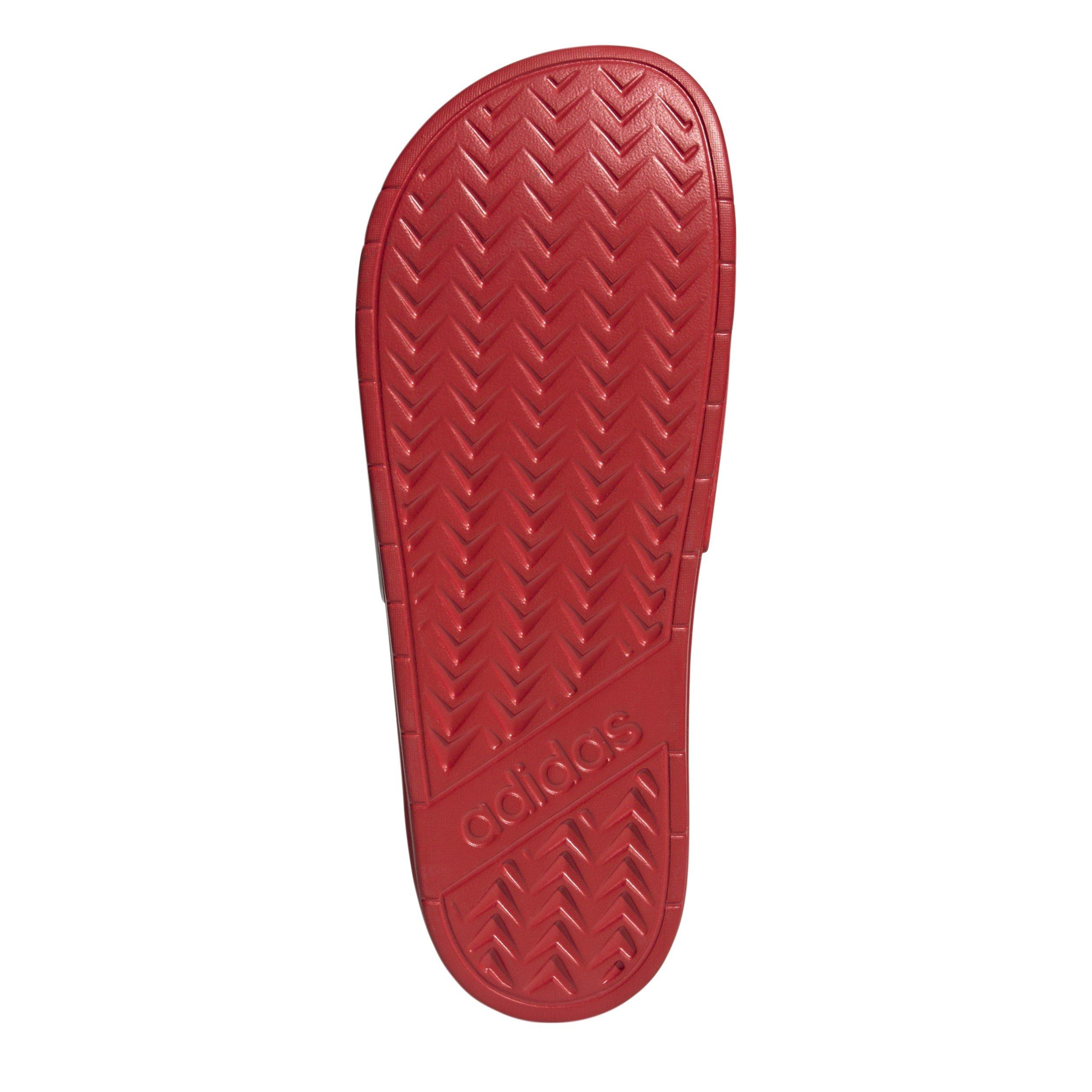 Rosso vivace/Bianco - adidas - Kids' Adilette TND Cloudfoam Quick-Drying Pool Sliders - 6
