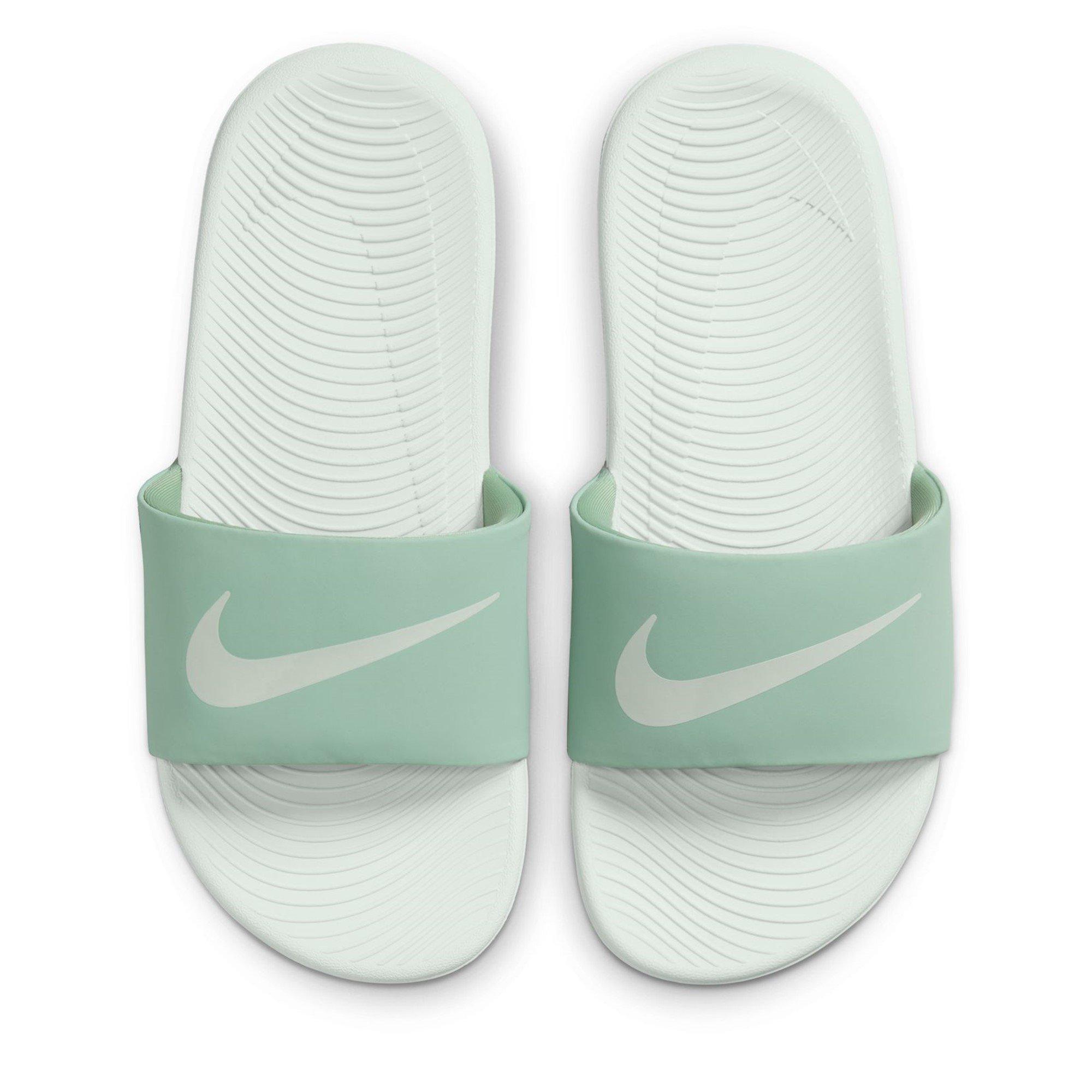 Steam/Silv Sail - Nike - Kawa Juniors Slide Sandals - 4