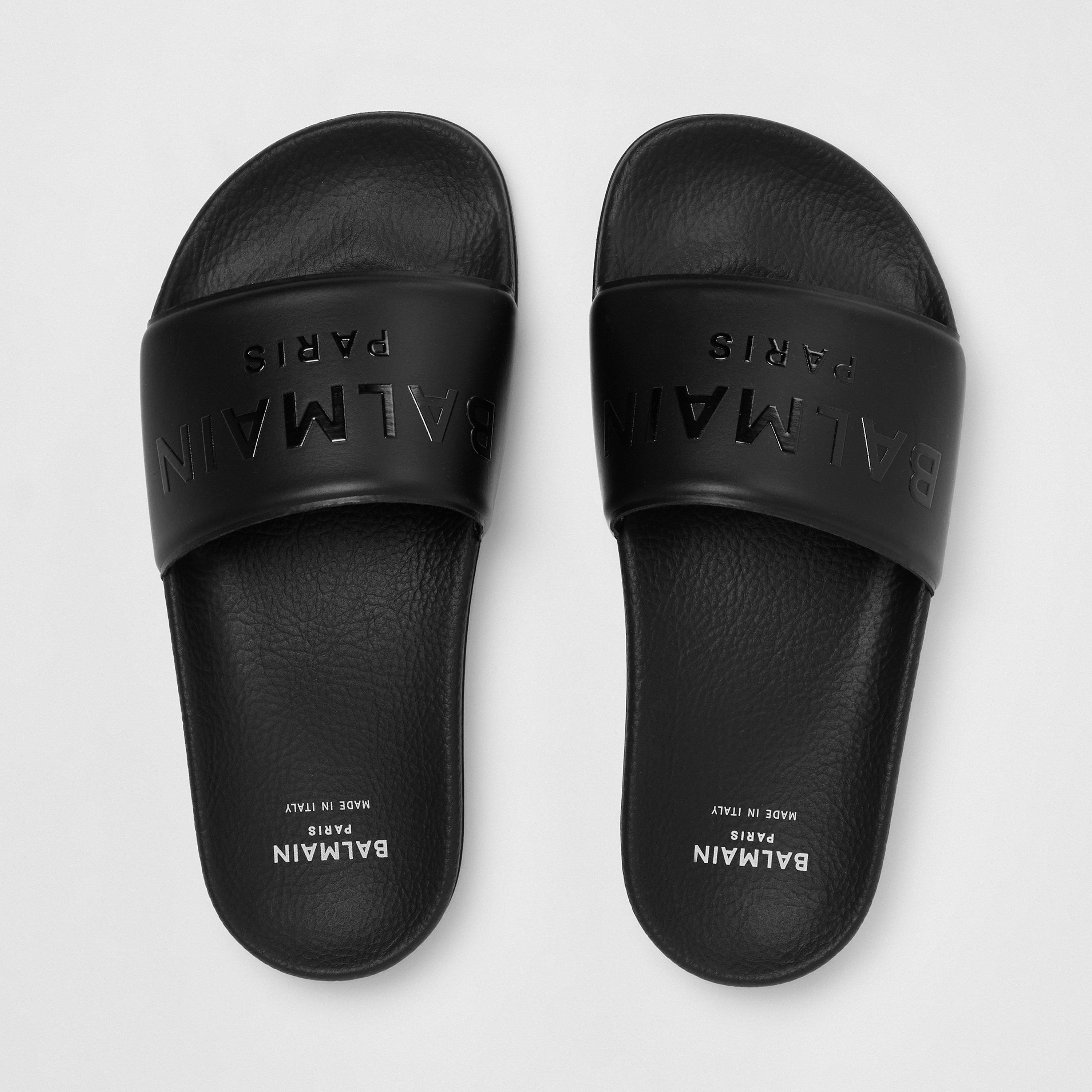 Blk Wht 930NE - Balmain - Logo Sliders Juniors - 4