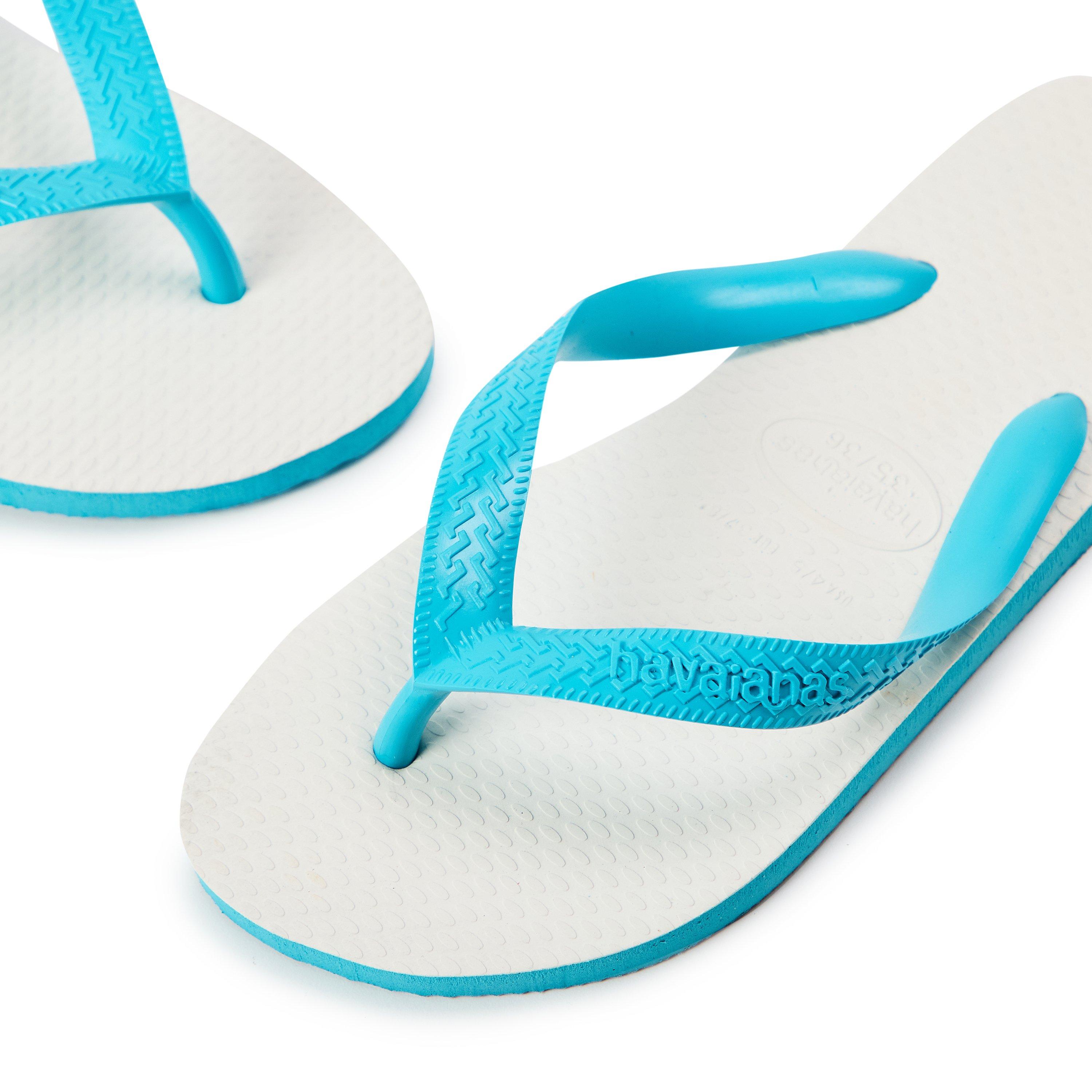 Blanco - Havaianas - Hav. Tradicional Blue 35/36 Flip Flops Unisex Kids - 3