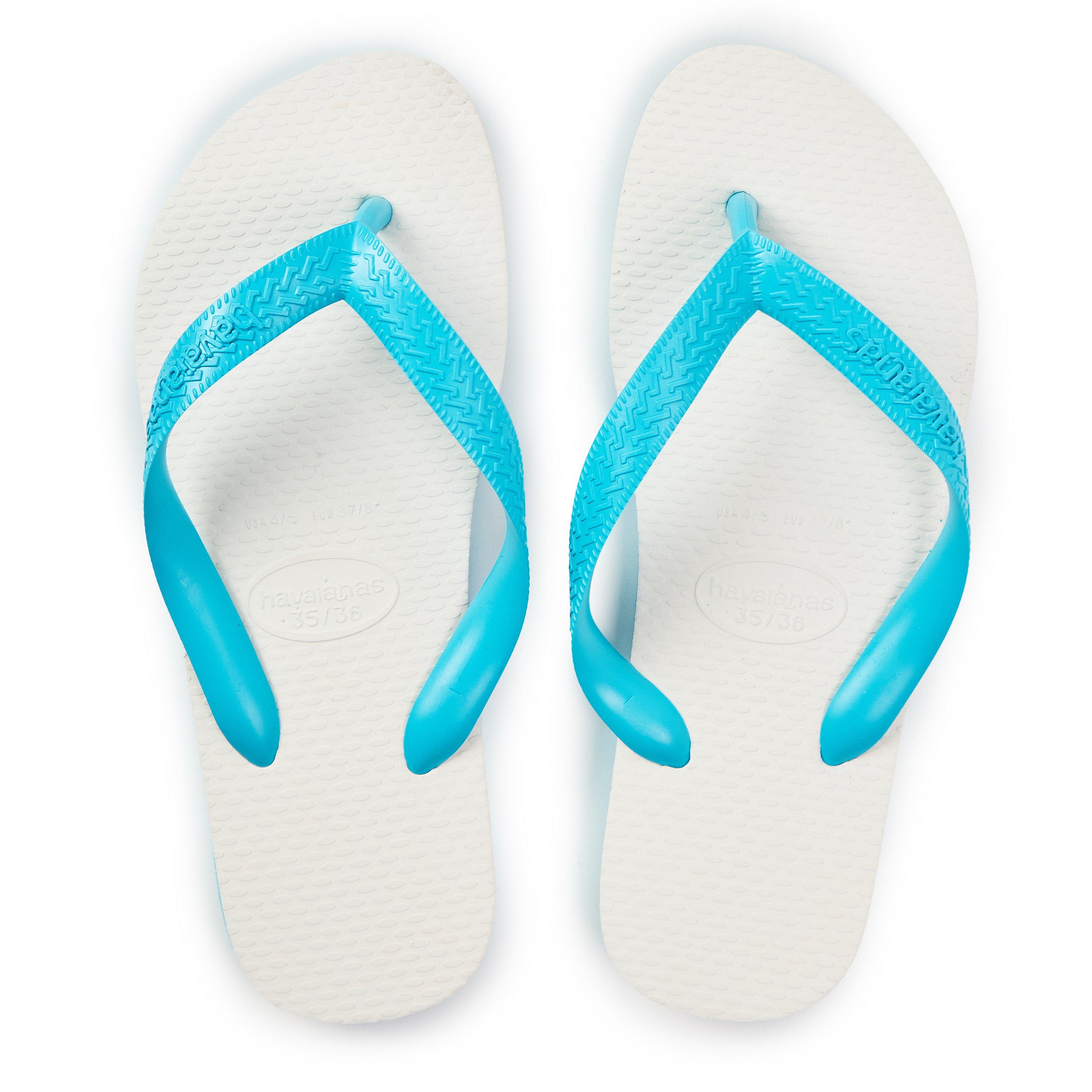 Blanco - Havaianas - Hav. Tradicional Blue 35/36 Flip Flops Unisex Kids - 4