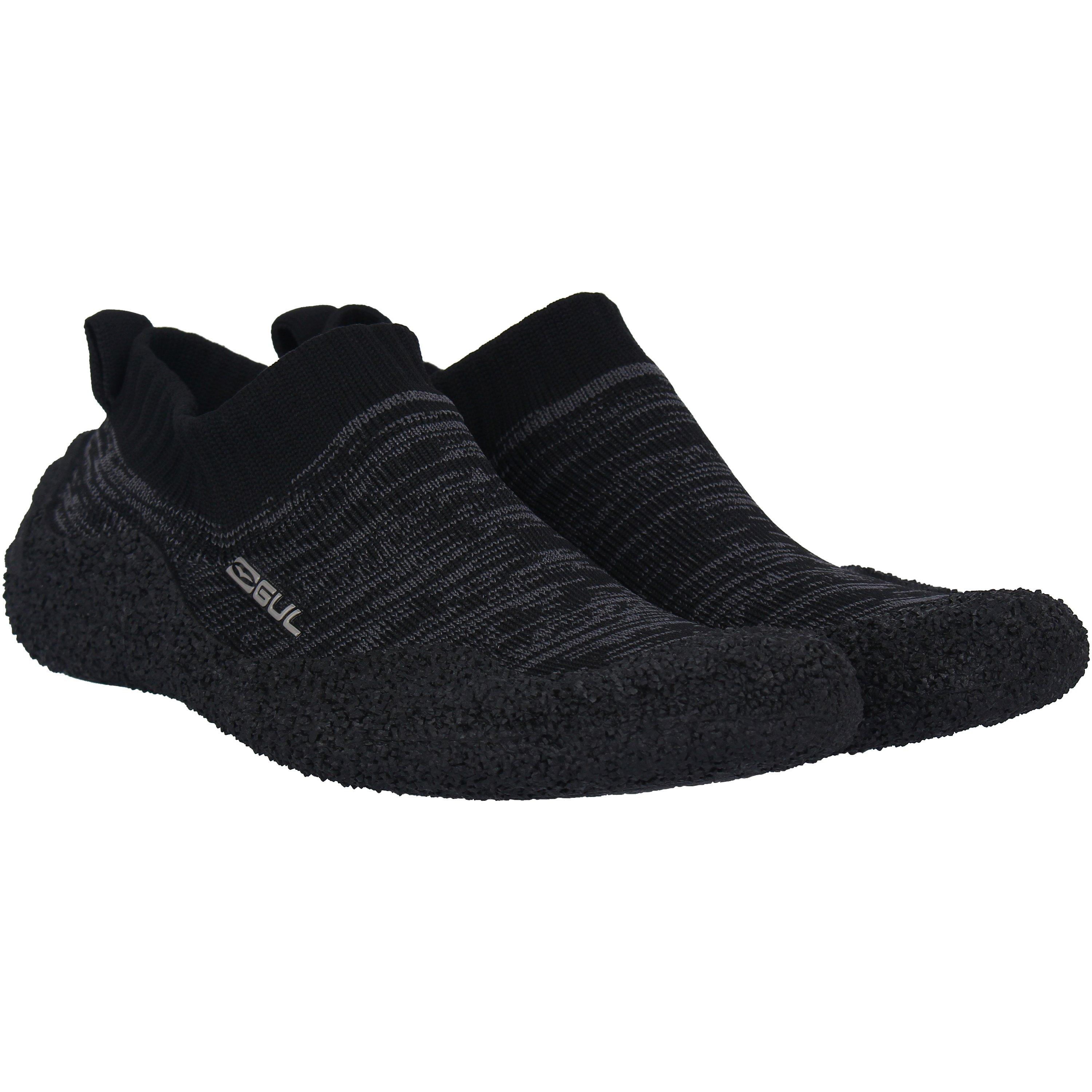 Crno/sive - Gul - Aqua Socks Juniors Splasher Shoes - 5