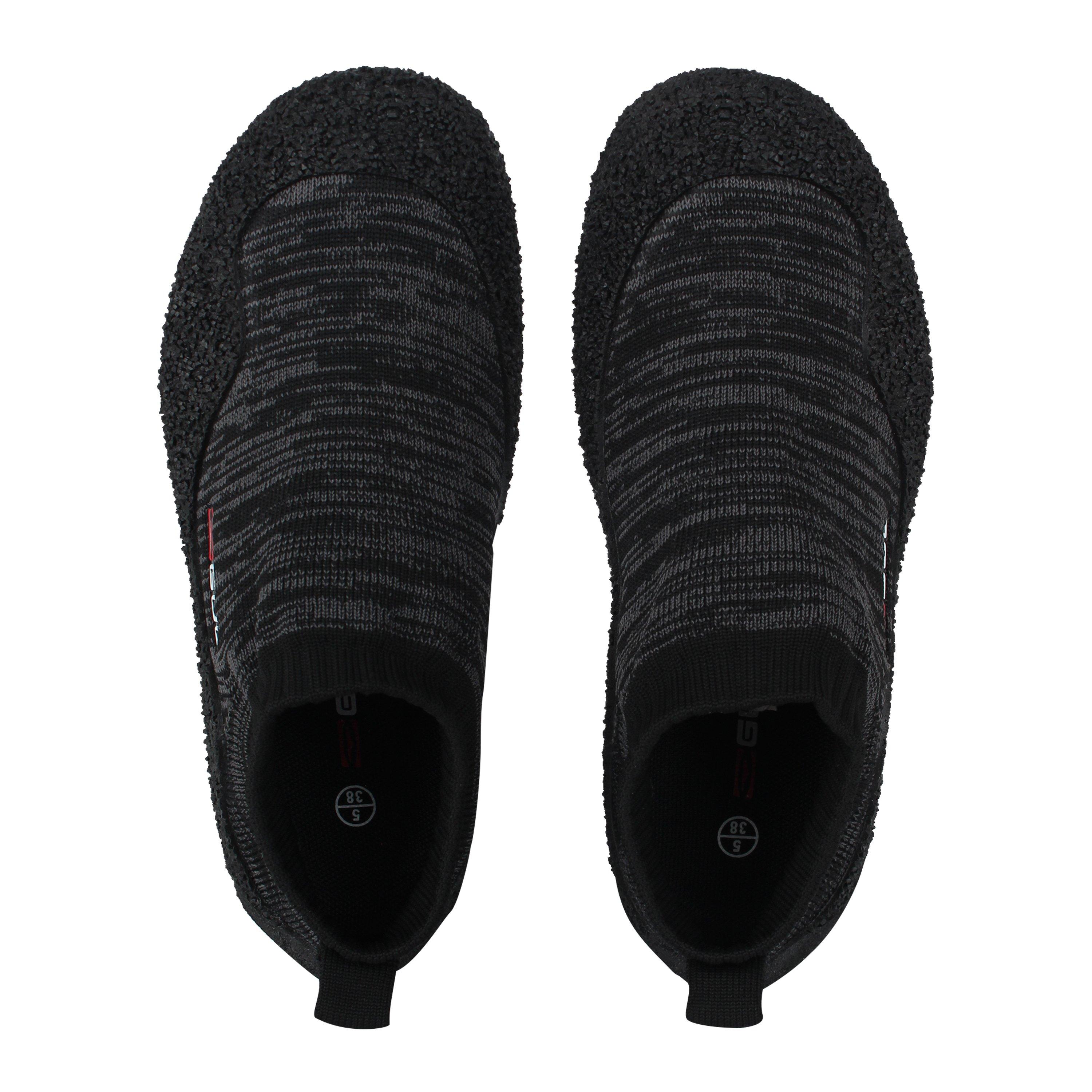 Schwarz/Rot - Gul - Aqua Socks Juniors Splasher Shoes - 5