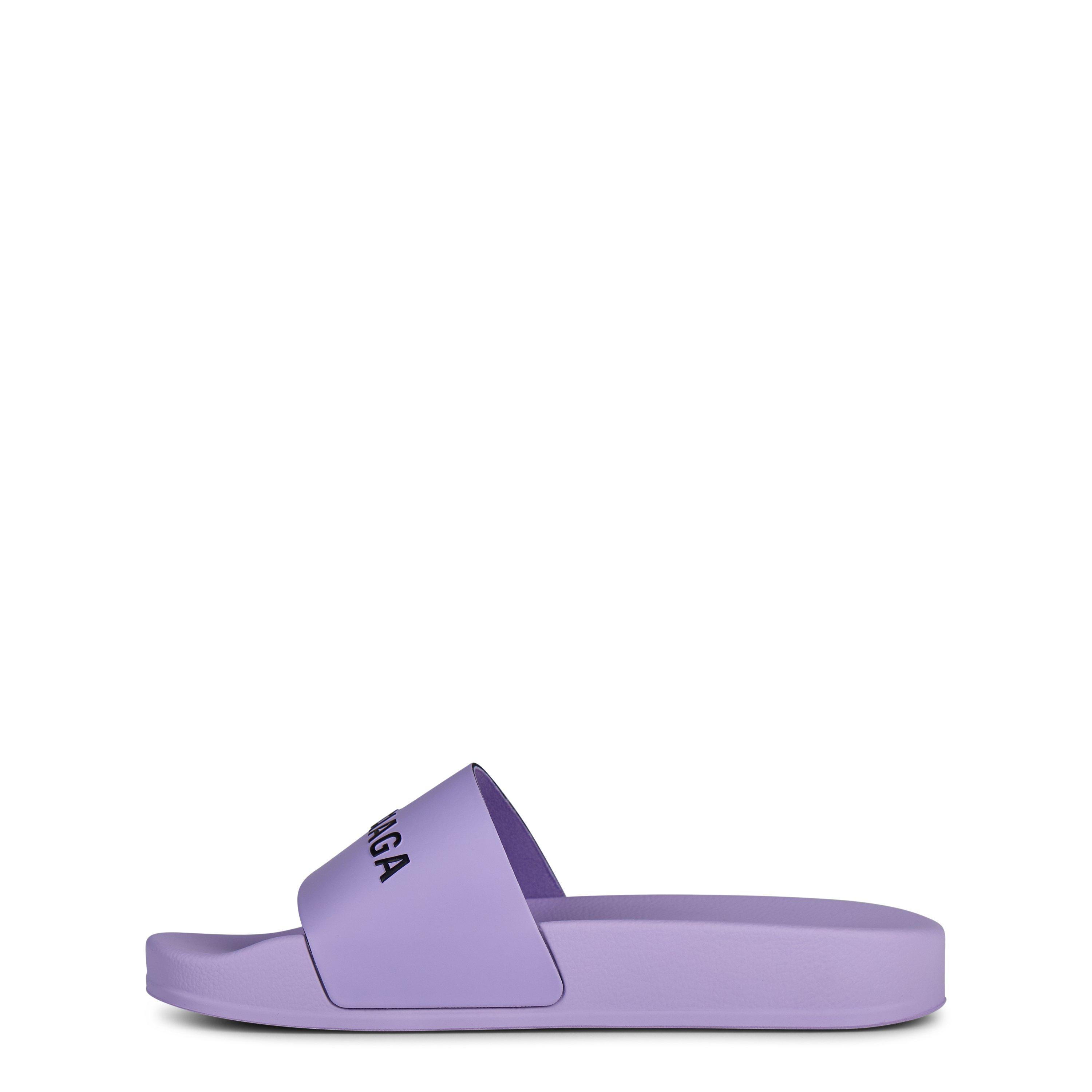 Lilac / Black - Balenciaga - Kids' Logo Sliders - 2