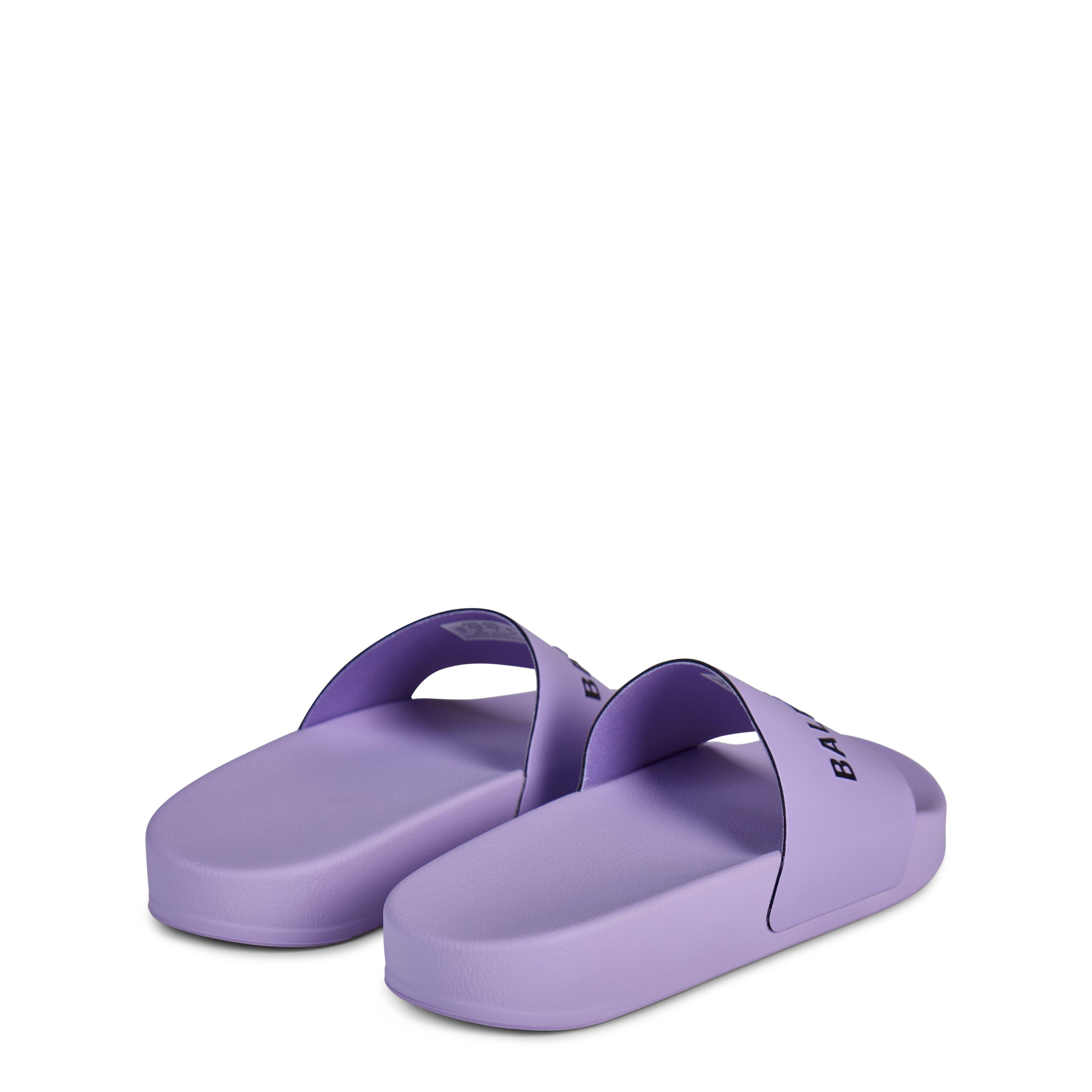Lilac / Black - Balenciaga - Kids' Logo Sliders - 4