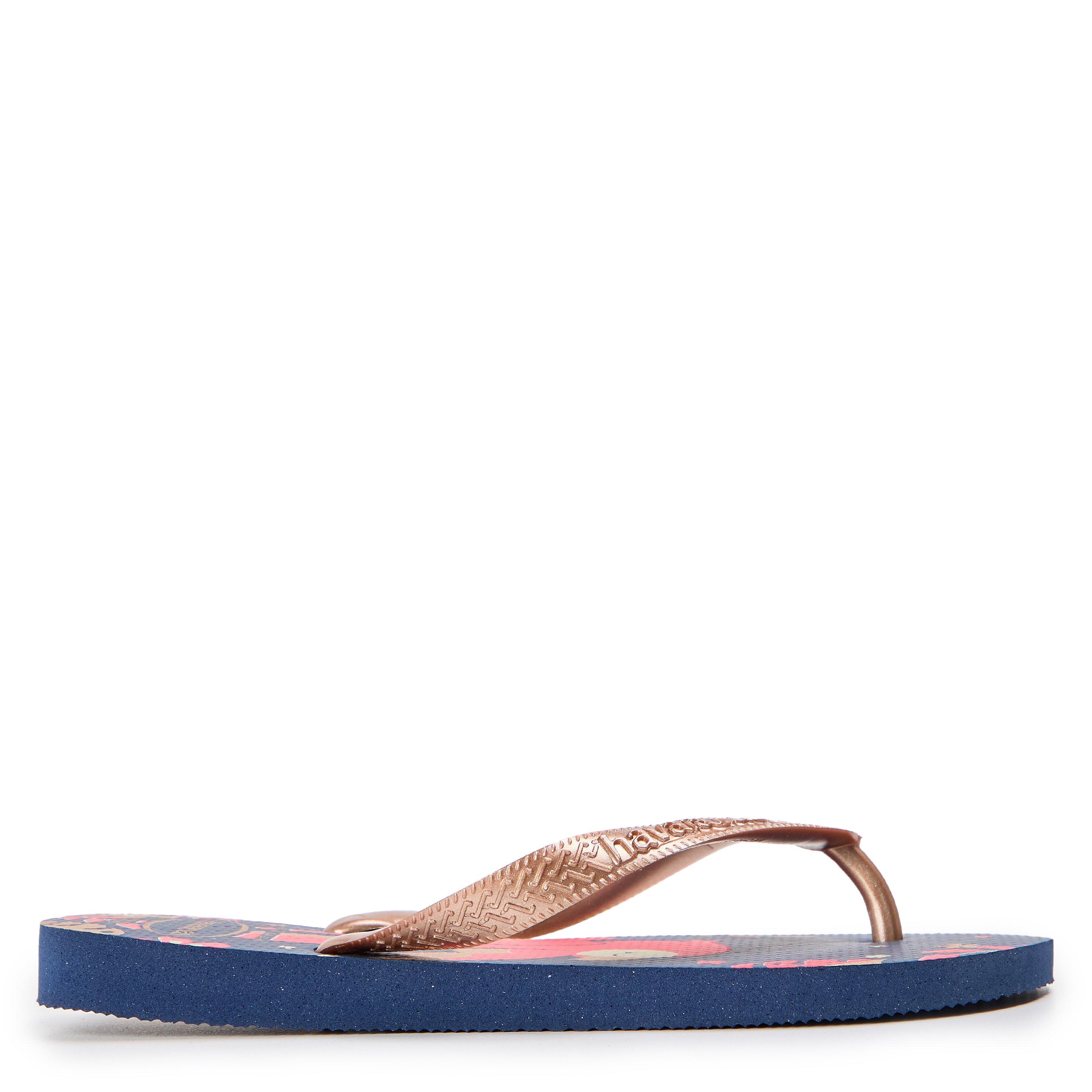 Marineblauw/Roze - Havaianas - Havaianas Hav. Kids Top Pets Navy Blue/Rose G Flip Flops Unisex - 1