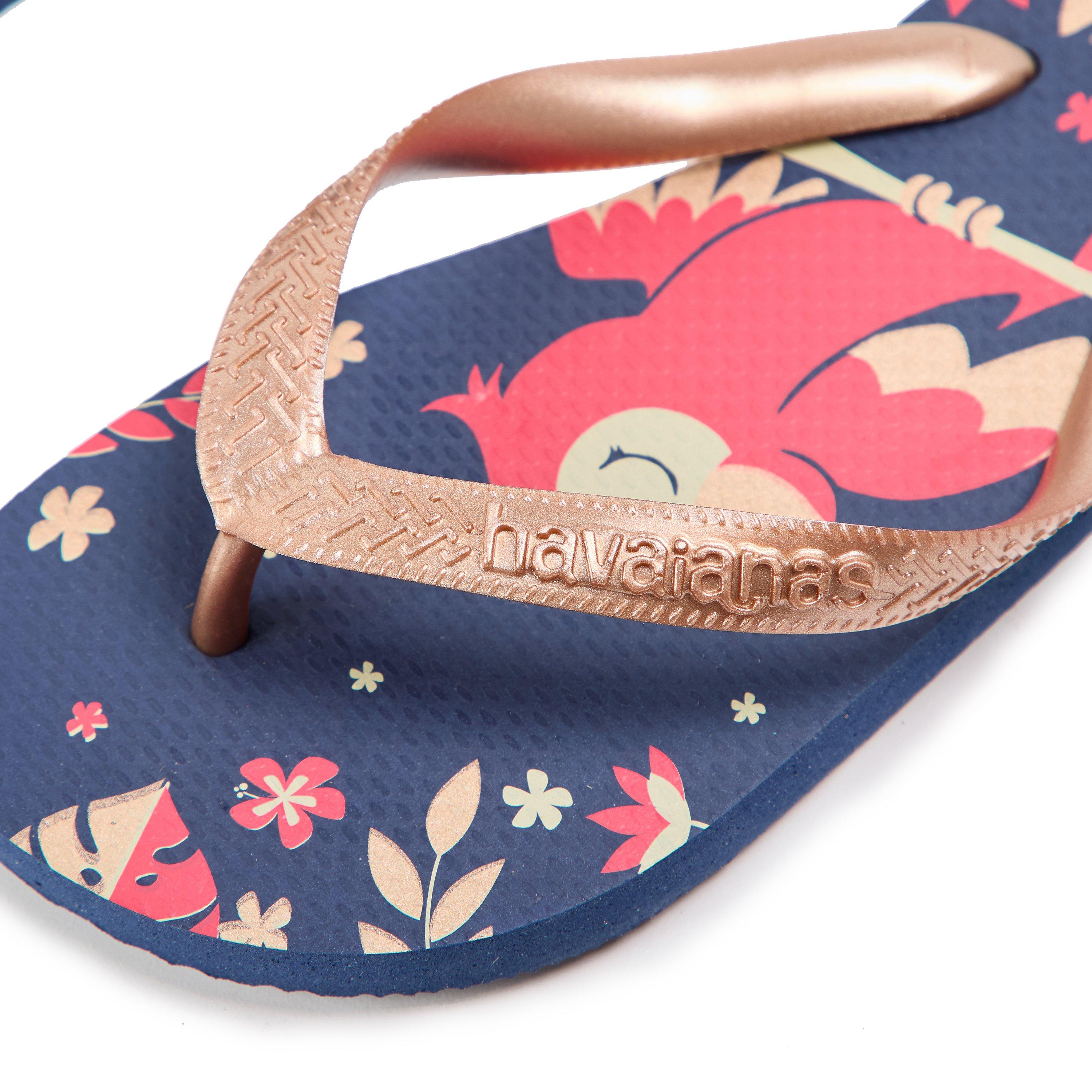 Marineblauw/Roze - Havaianas - Havaianas Hav. Kids Top Pets Navy Blue/Rose G Flip Flops Unisex - 3