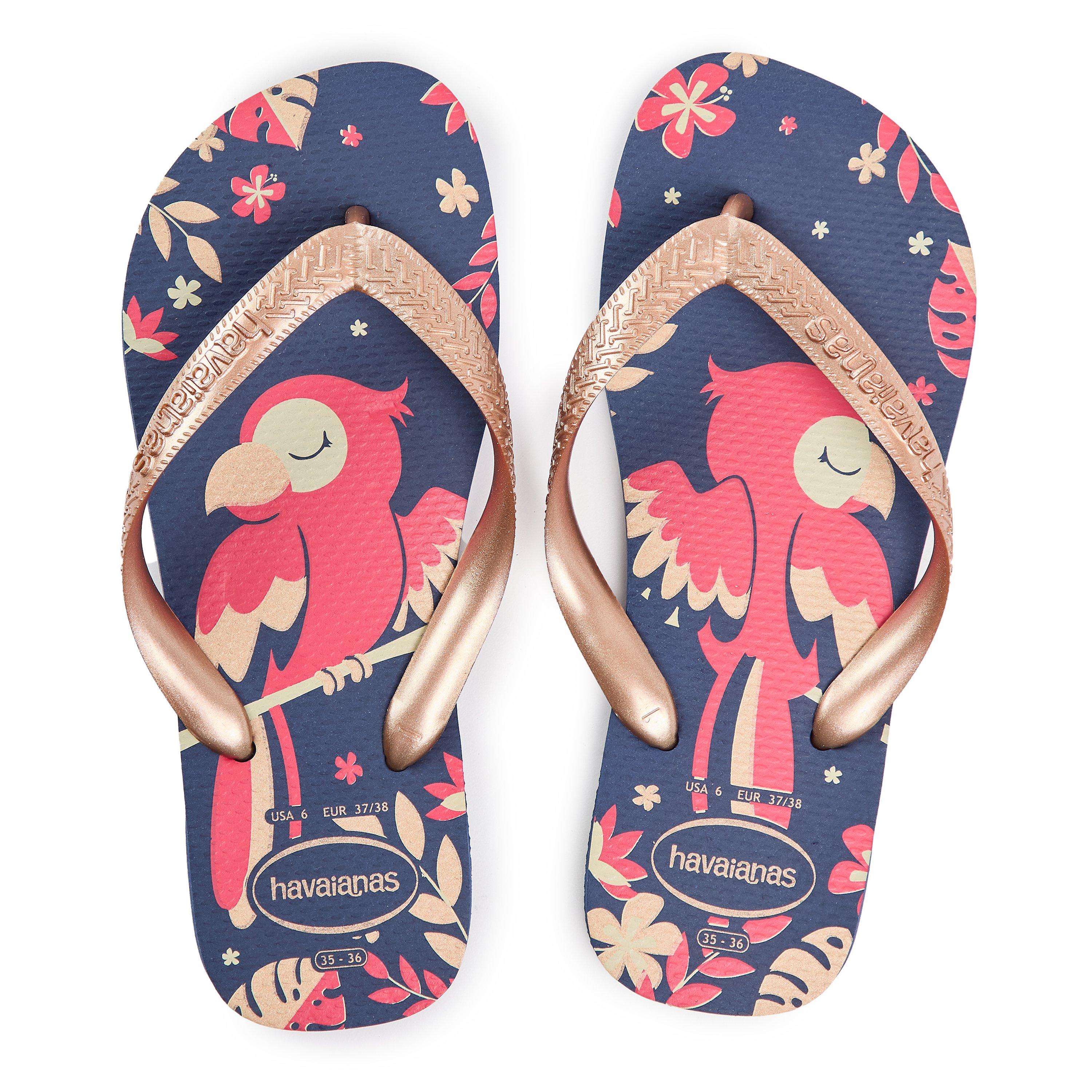 Marineblauw/Roze - Havaianas - Havaianas Hav. Kids Top Pets Navy Blue/Rose G Flip Flops Unisex - 4