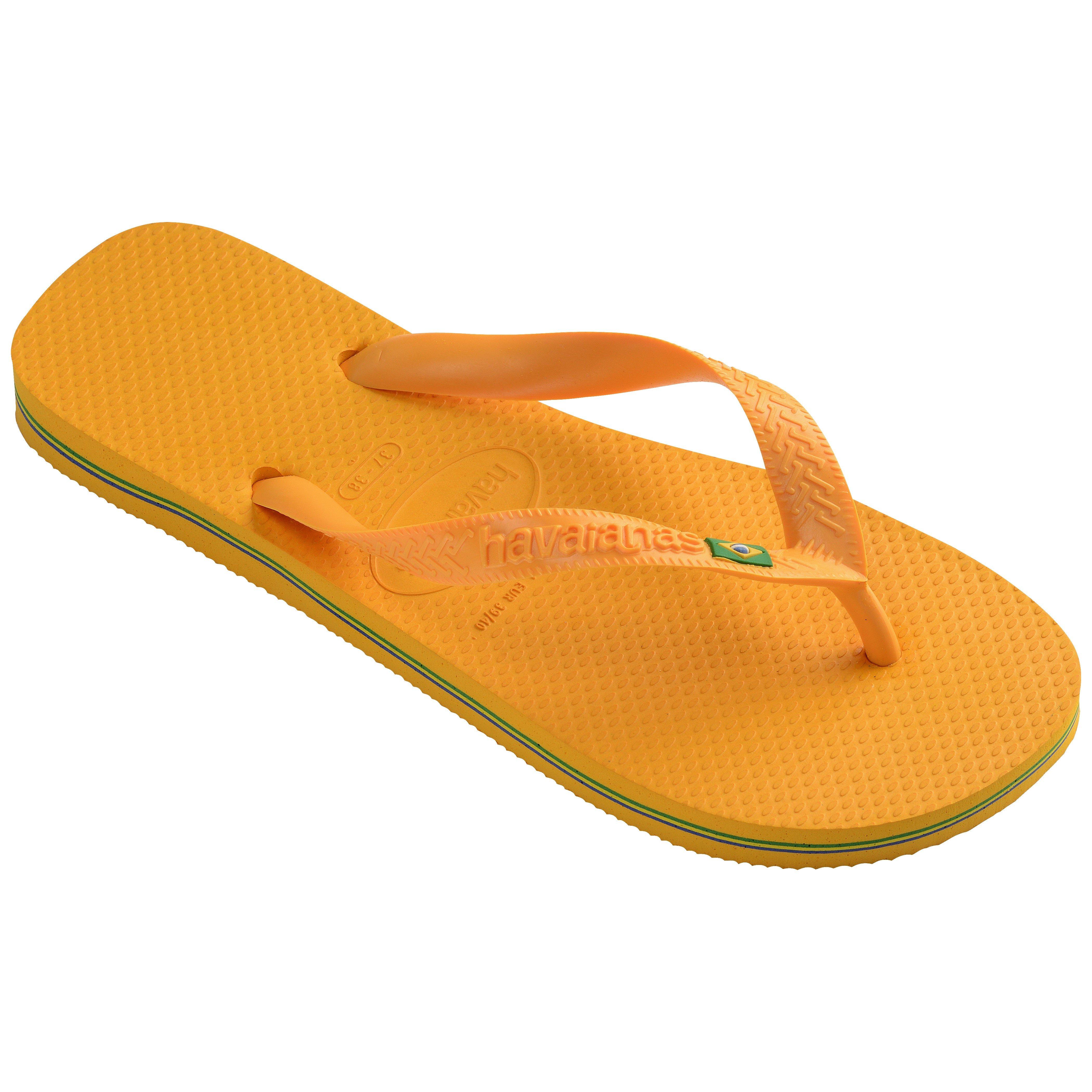 Pop Amarillo - Havaianas - Hav. Brasil Pop Yellow 35/36 Flip Flops Womens - 2